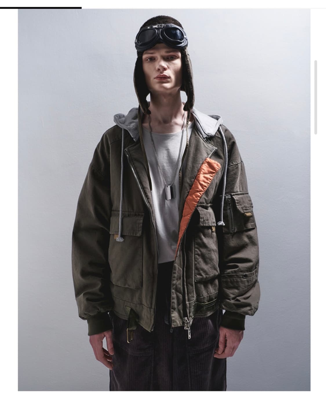 디앤에스알   dnsr  데저트 밀리터리 점퍼 패딩야상 ma1 상품이미지2