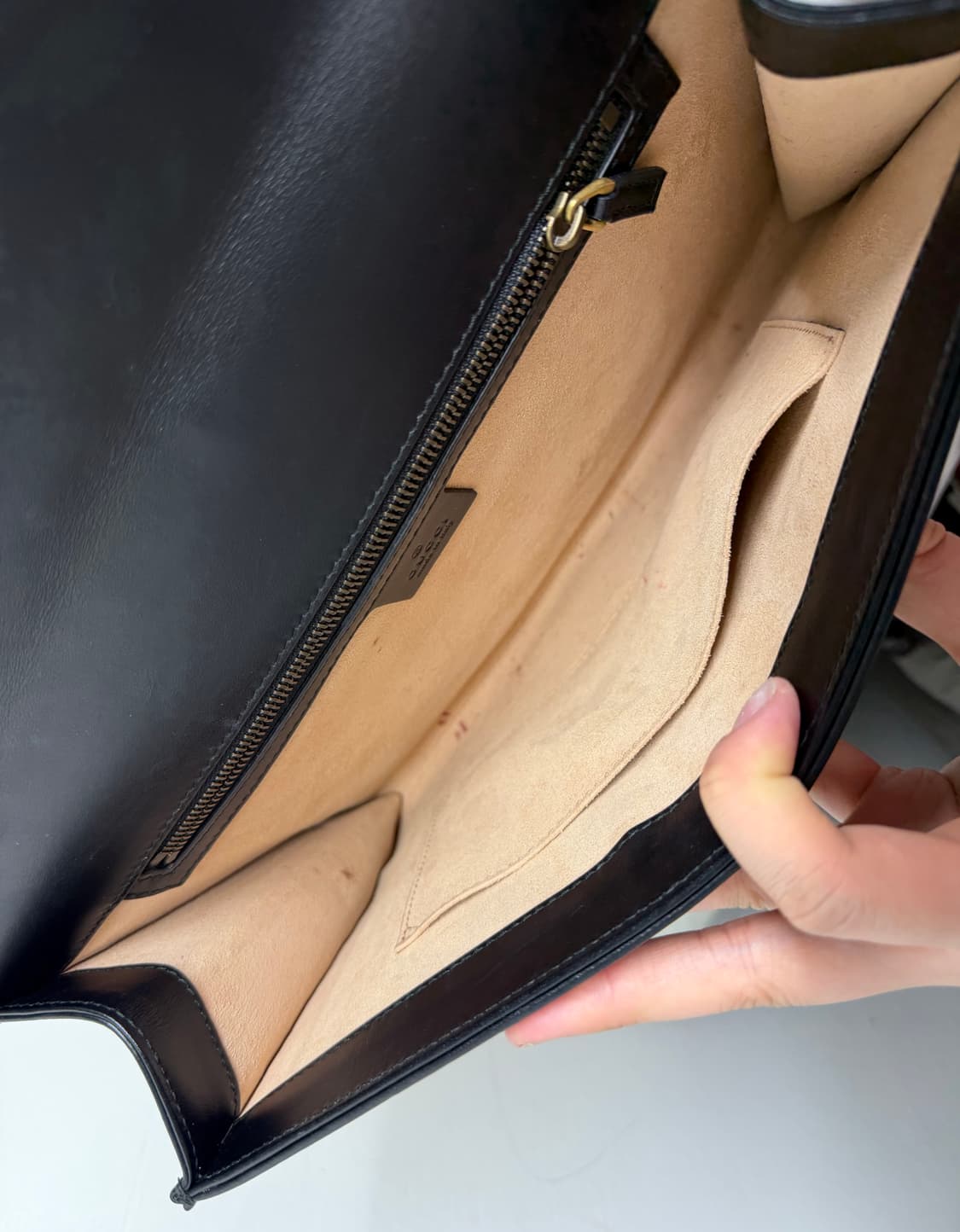 [정품] 구찌 마몬트 클러치 블랙  상품이미지7