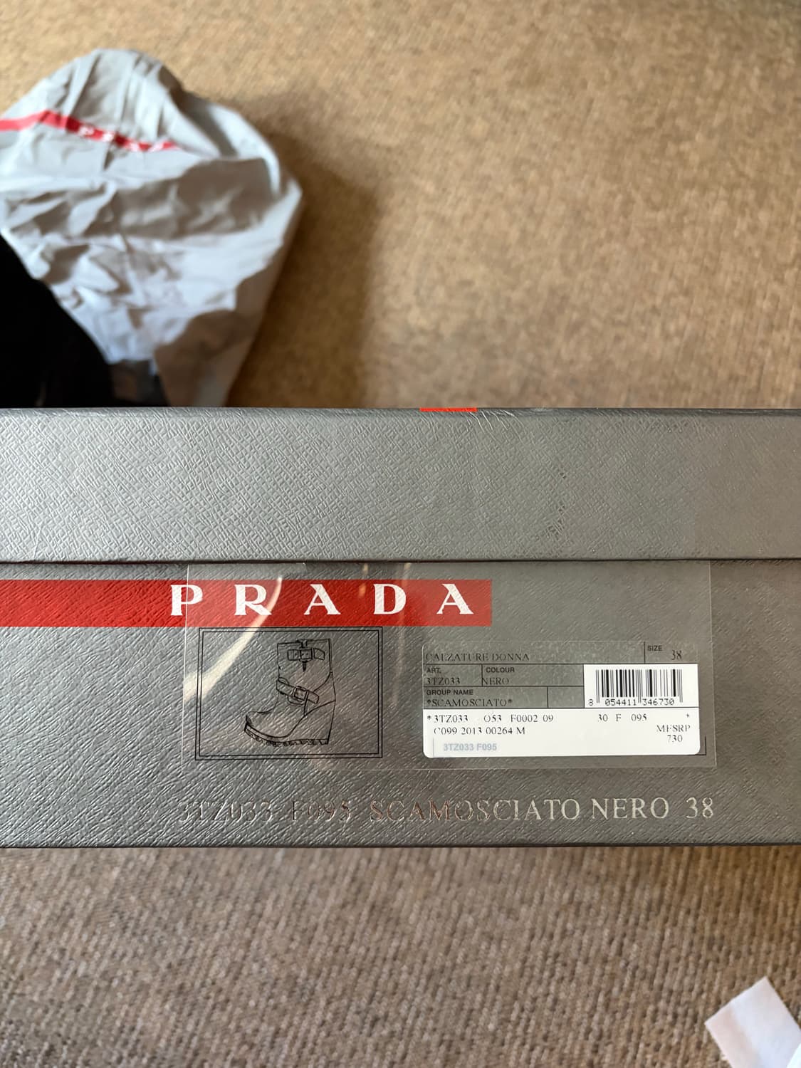 프라다스포츠 웨지힐 부츠 상품이미지3