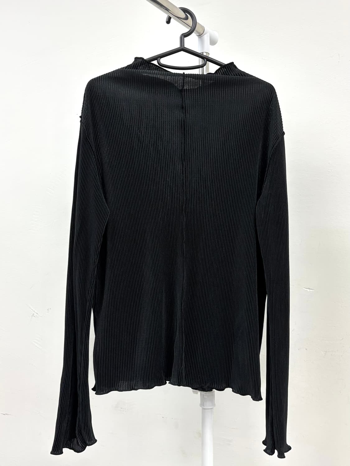 빈티지 블랙 플리츠 롱슬리브 이너 상품이미지5