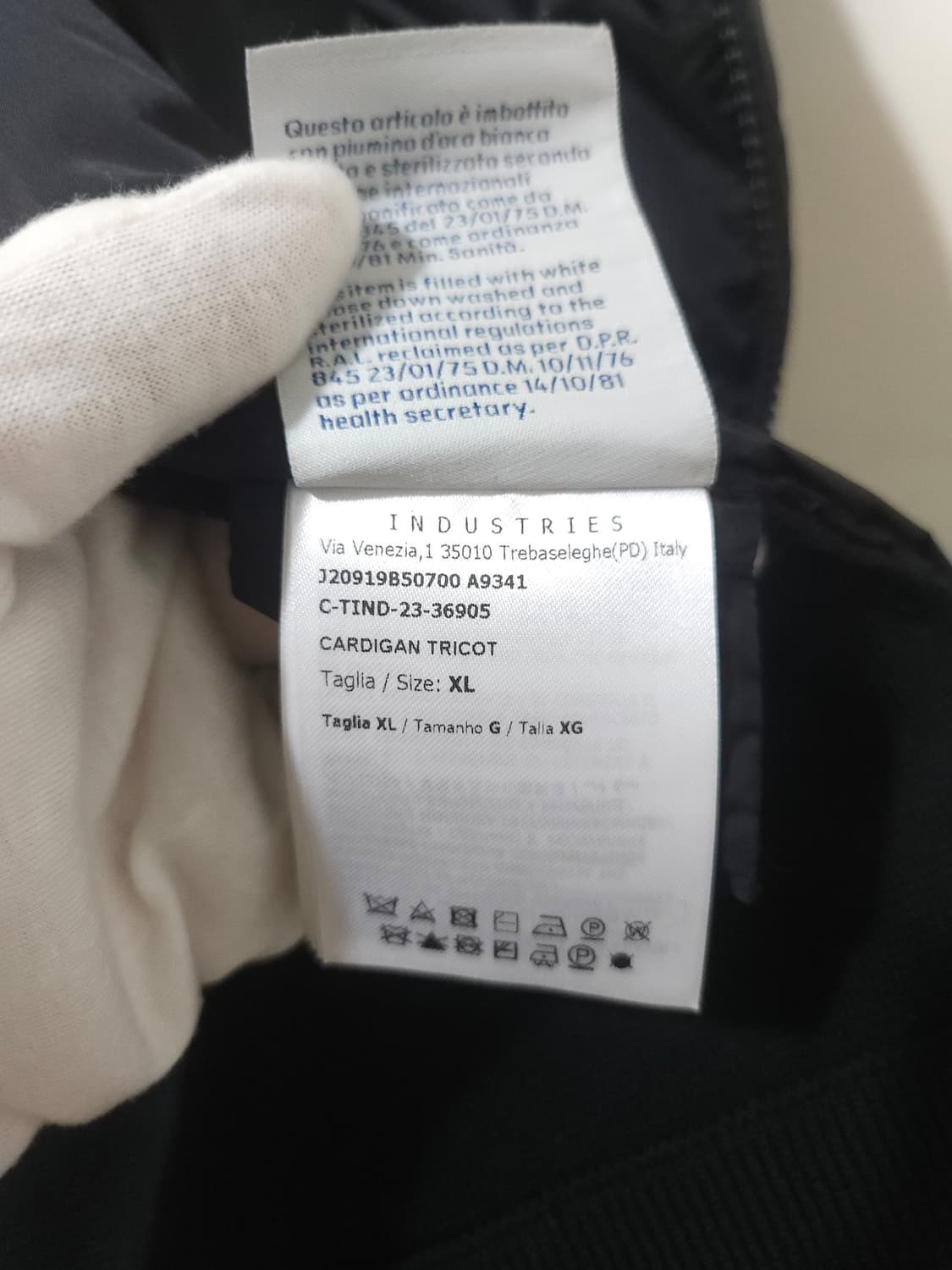 [23Fw, 새상품급] 몽클레어 니트패딩 XL Size 상품이미지4