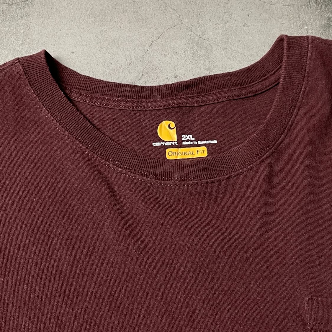 CARHARTT 칼하트 K126 와인 긴팔 티셔츠 A00960 상품이미지2