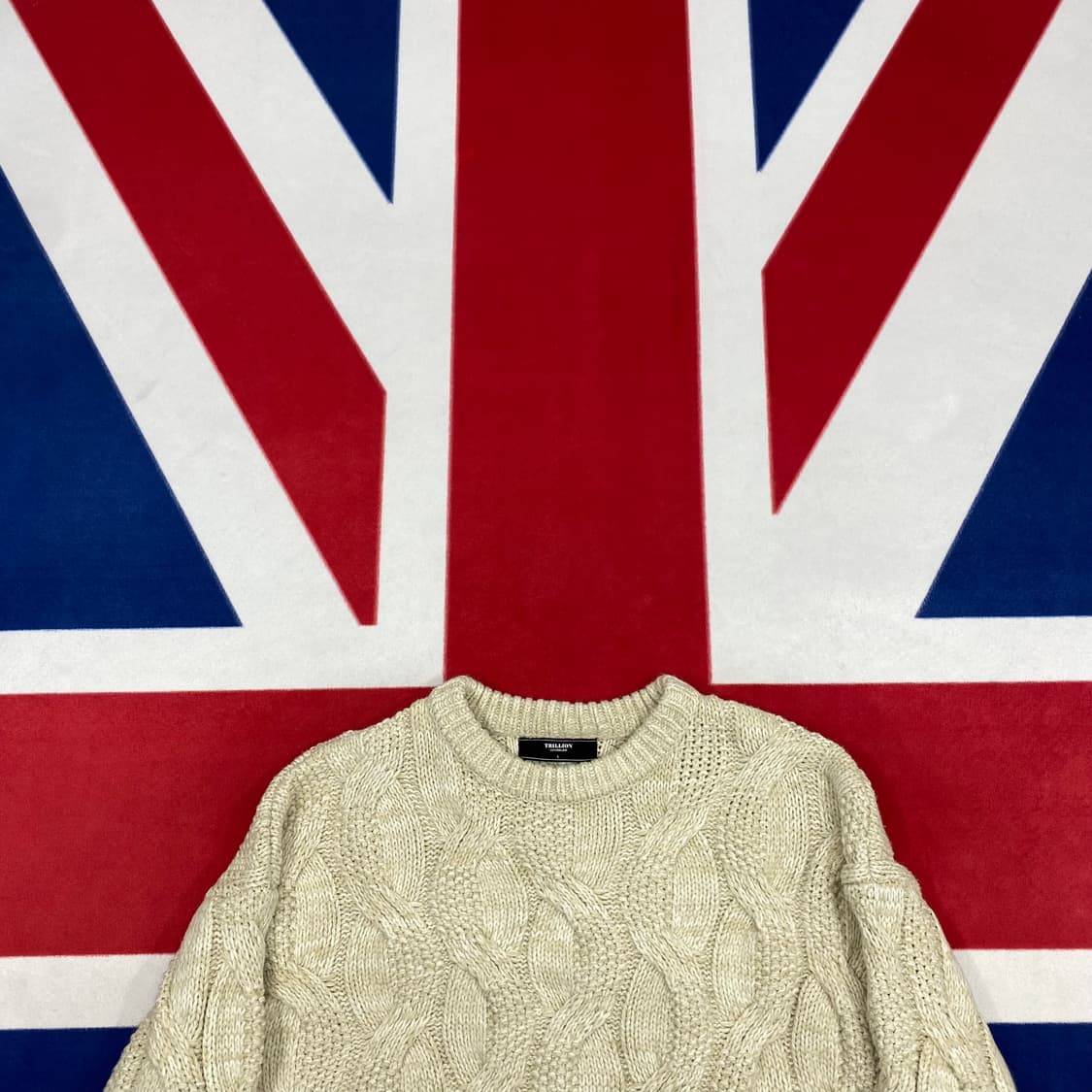 트릴리온 케이블니트 L  상품이미지2