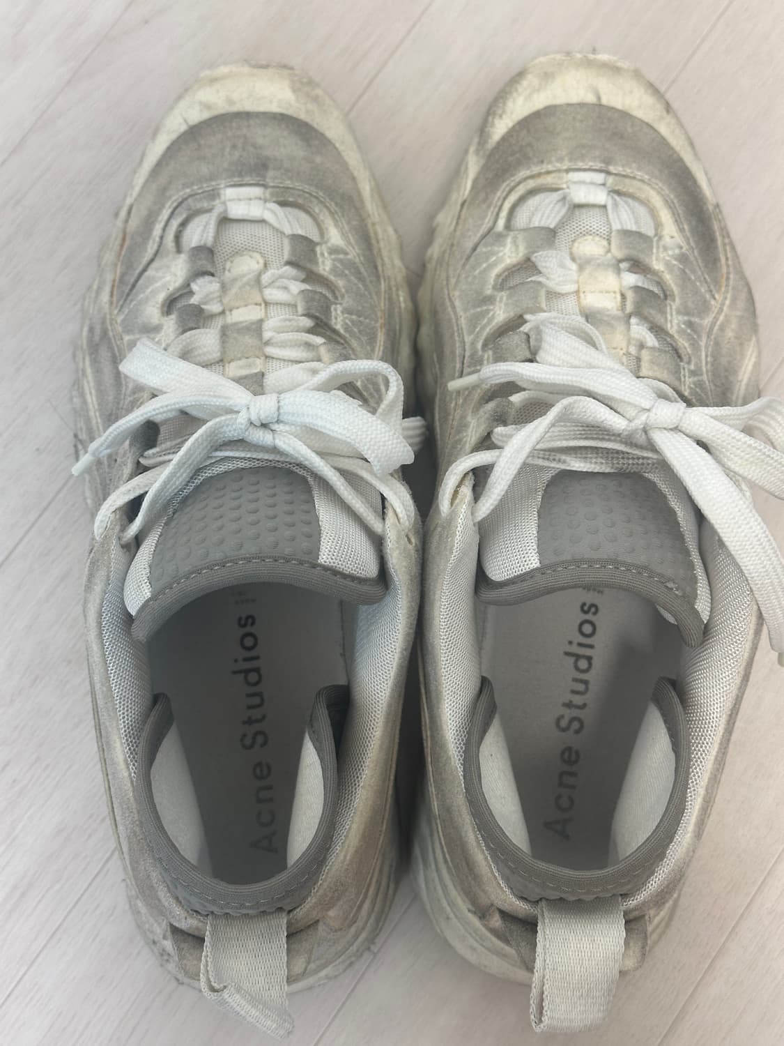 아크네 스튜디오 락어웨이 딥 스니커즈 더티 41사이즈 상품이미지6