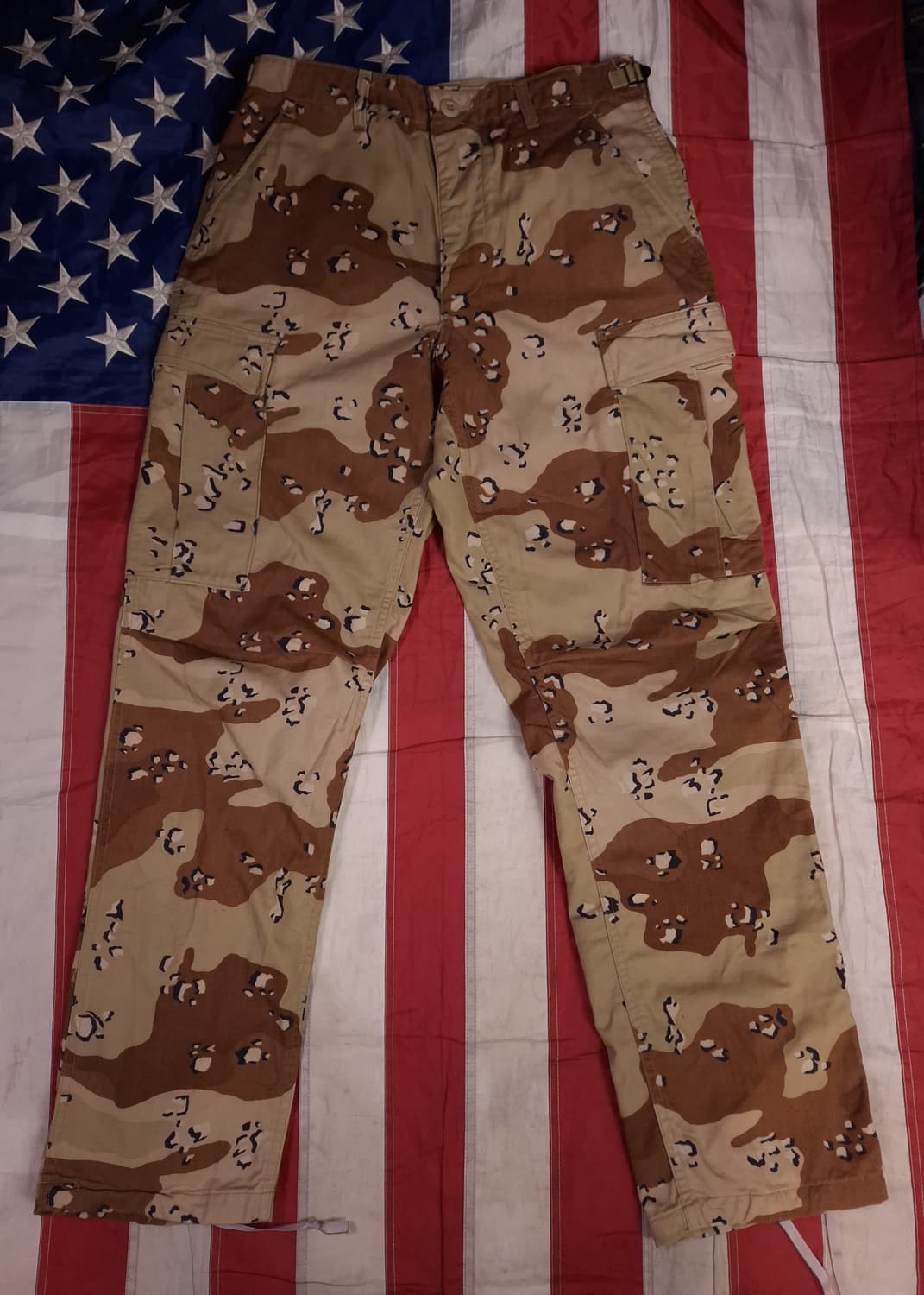 오리지날 미군 지급용 90's 걸프전 사막육색 BDU 바지 상품이미지1