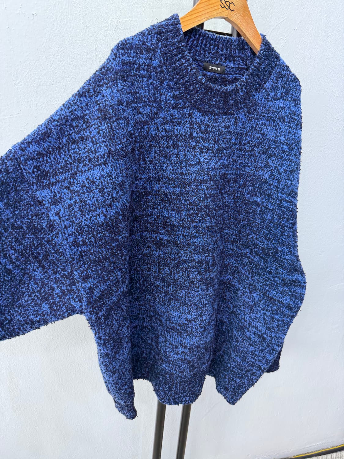 정품) 시스템옴므 한섬 23ss 오버핏 니트 100 상품이미지2