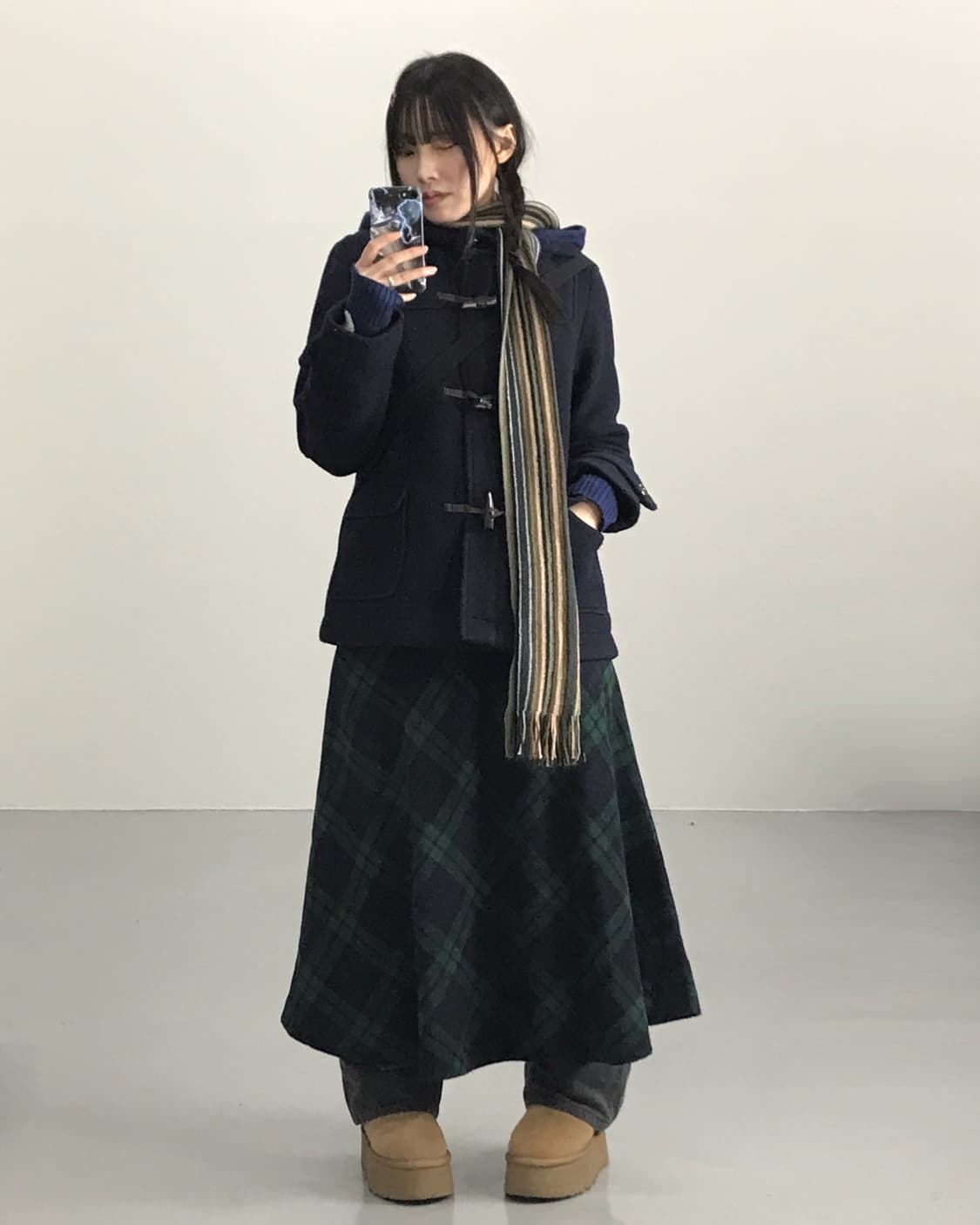 Jpn Classic Navy Hooded Duffle Coat 상품이미지1