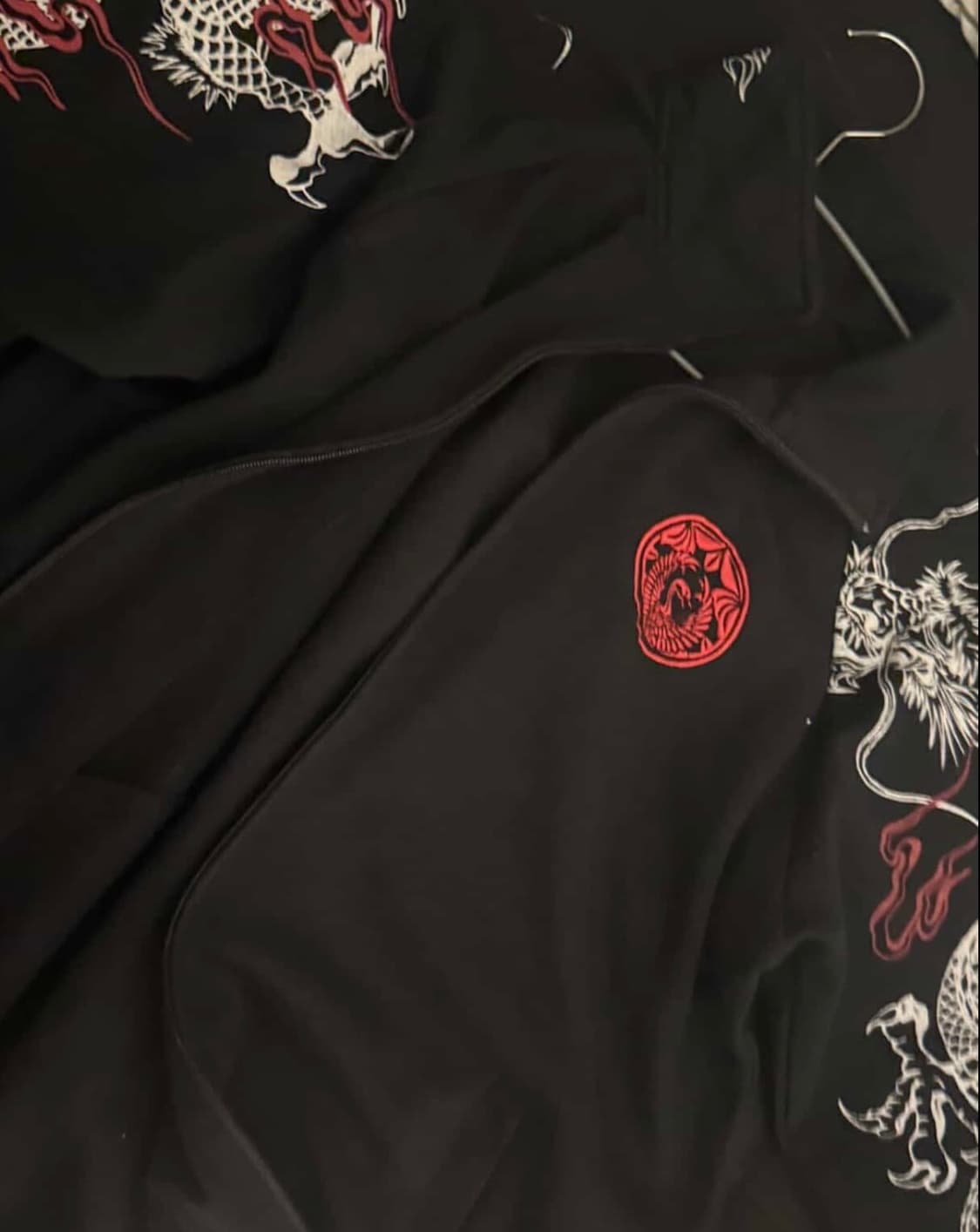 갸루 펑크 오리엔탈 용 자수 져지 상품이미지2