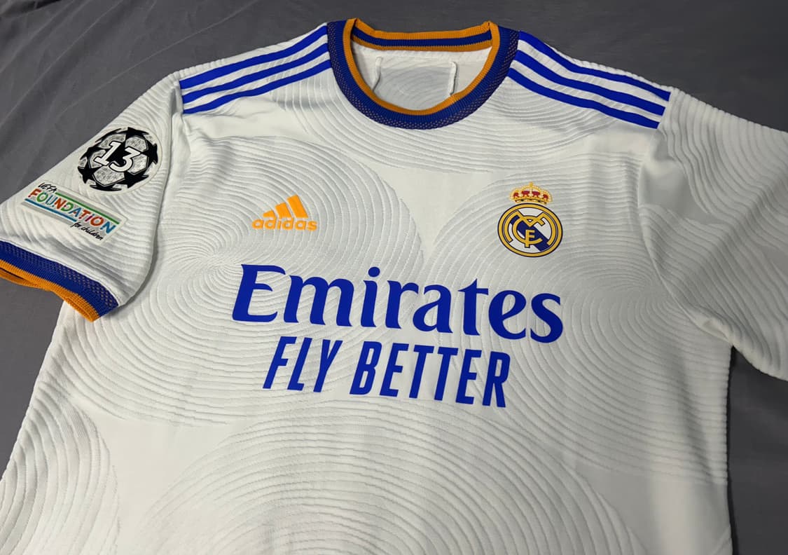21/22 레알 마드리드 홈 어센틱 유니폼  상품이미지3