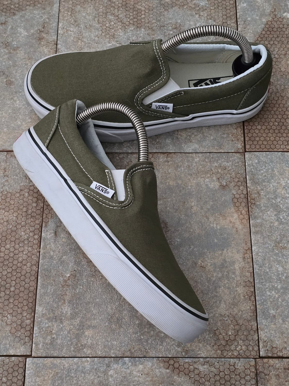 (230)반스 슬립온 카키  상품이미지7