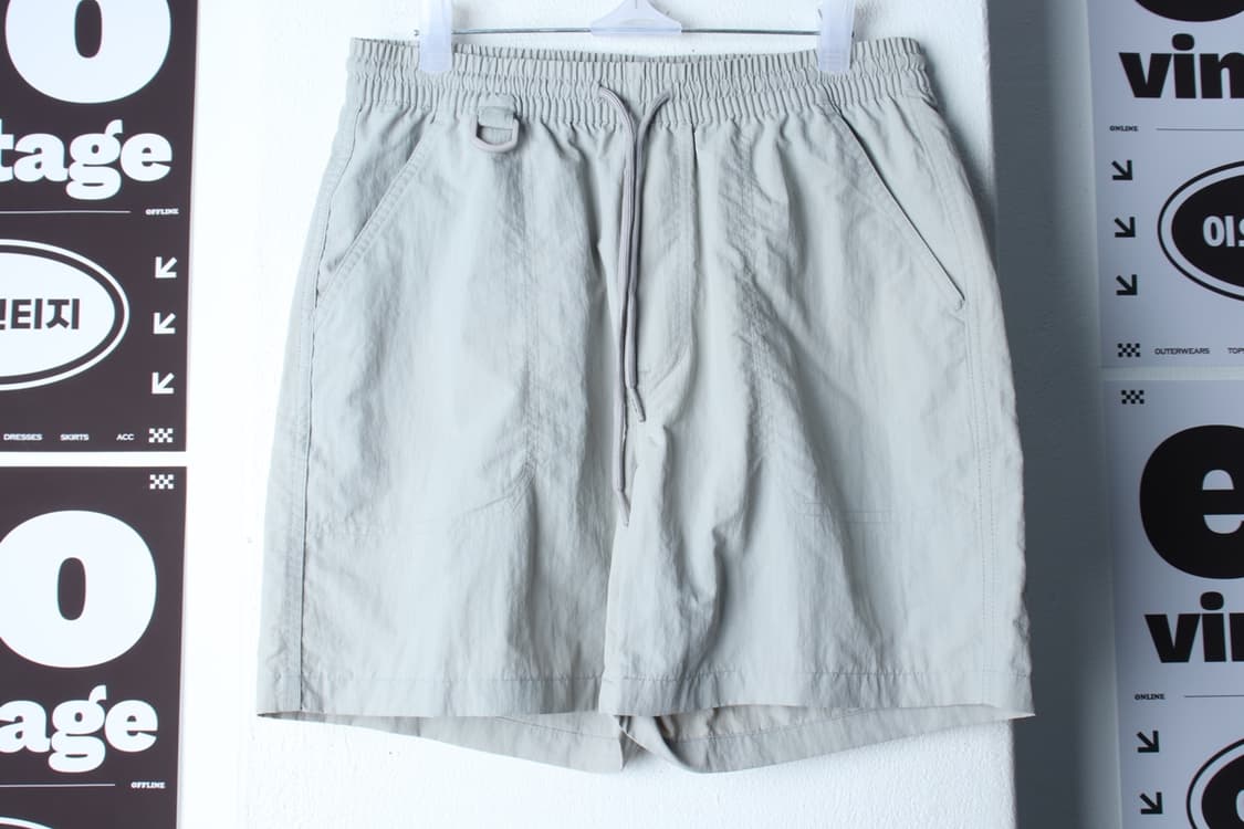 (M-L) 코드그라피 반바지 팬츠 나일론 밴딩 그레이 올드스쿨-P9858 상품이미지2