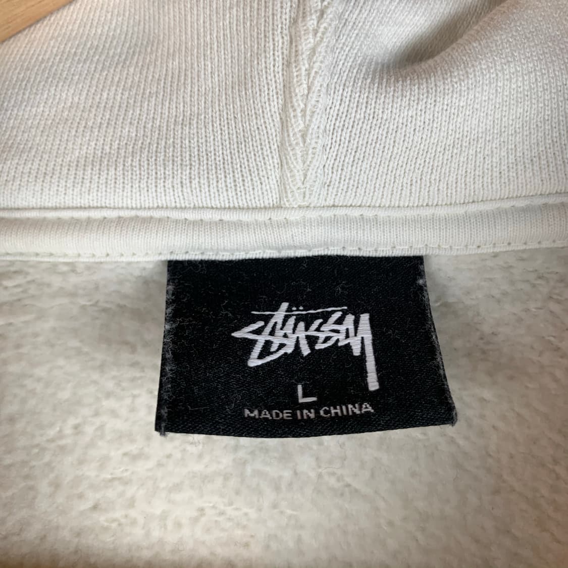 Stussy (스투시) 월드 투어 화이트 스웻 후드티 상품이미지7