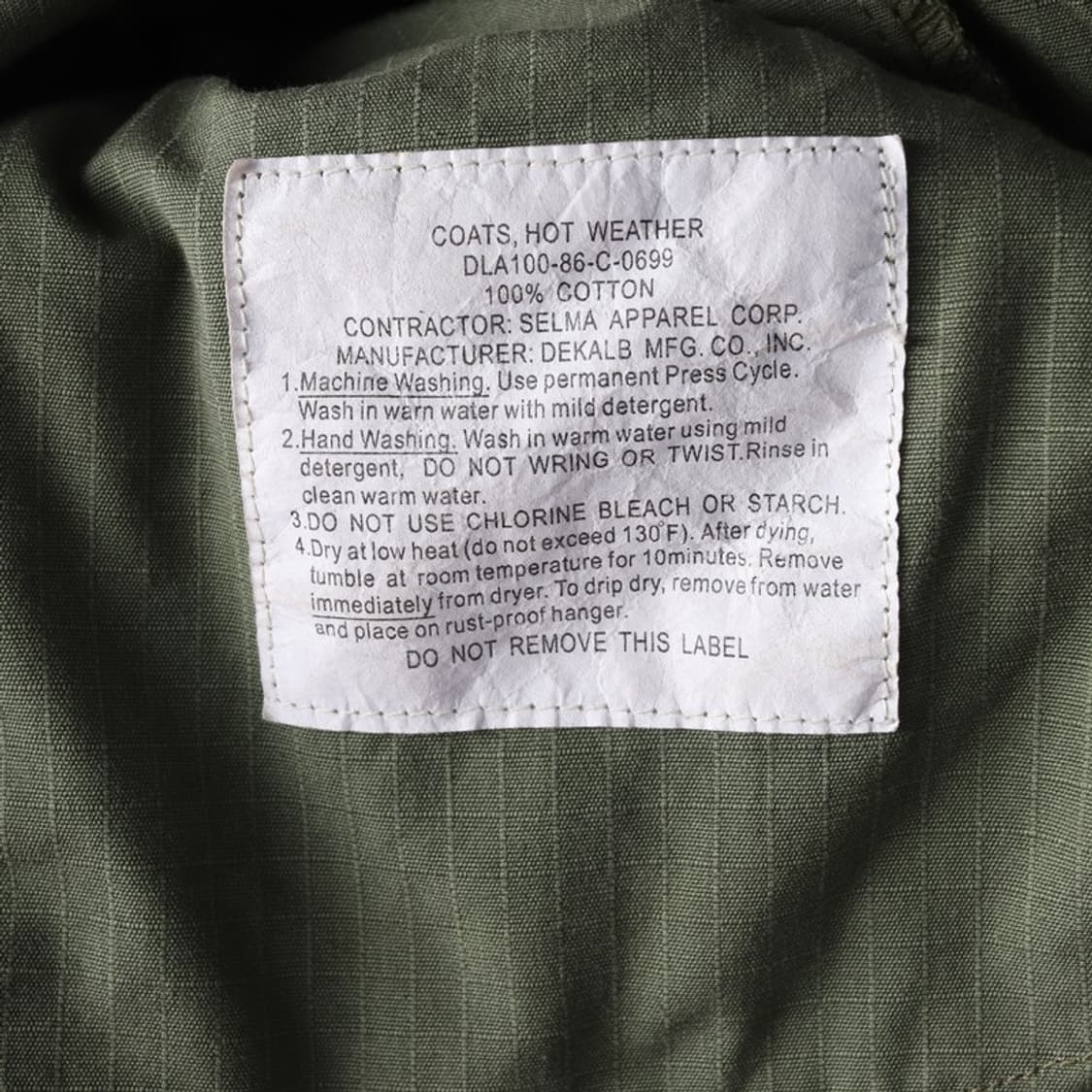 미군 빈티지 퍼티그 자켓 S 상품이미지6