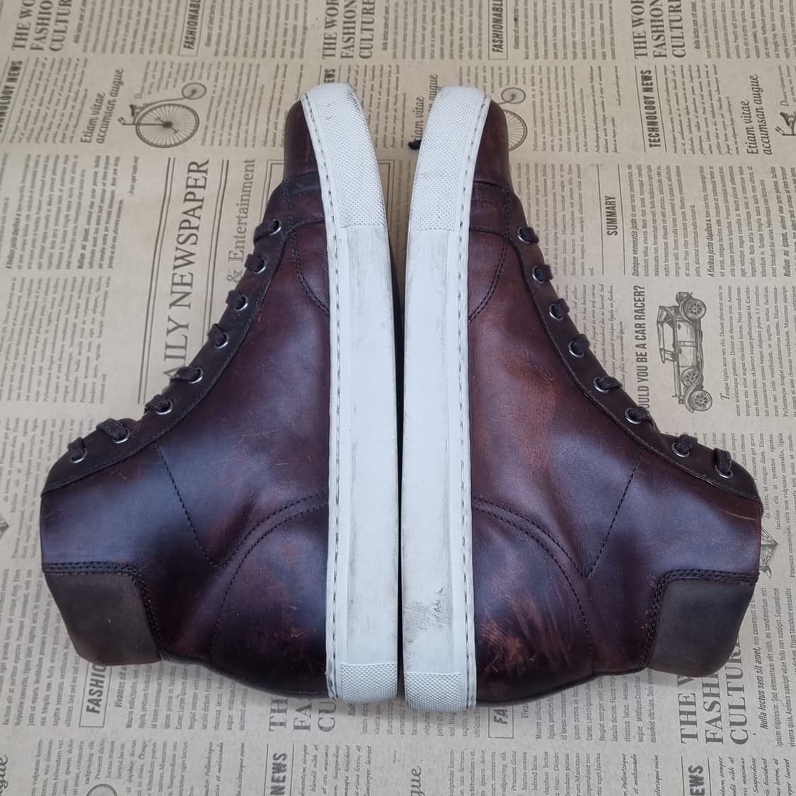 스테파노로시 가죽 하이탑 운동화 265-270 상품이미지5