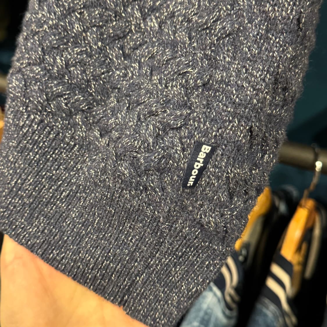 Barbour 바버 와플 니트 상품이미지7