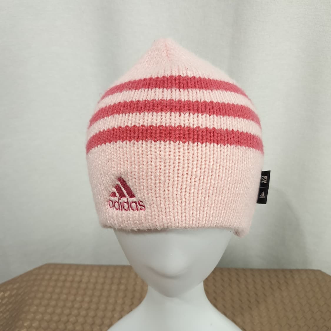 Adidas Pink Stripe Knit Beanie P1994 상품이미지1