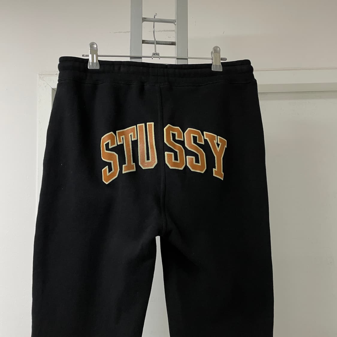 스투시 백로고 트레이닝 팬츠 블랙 S 상품이미지2