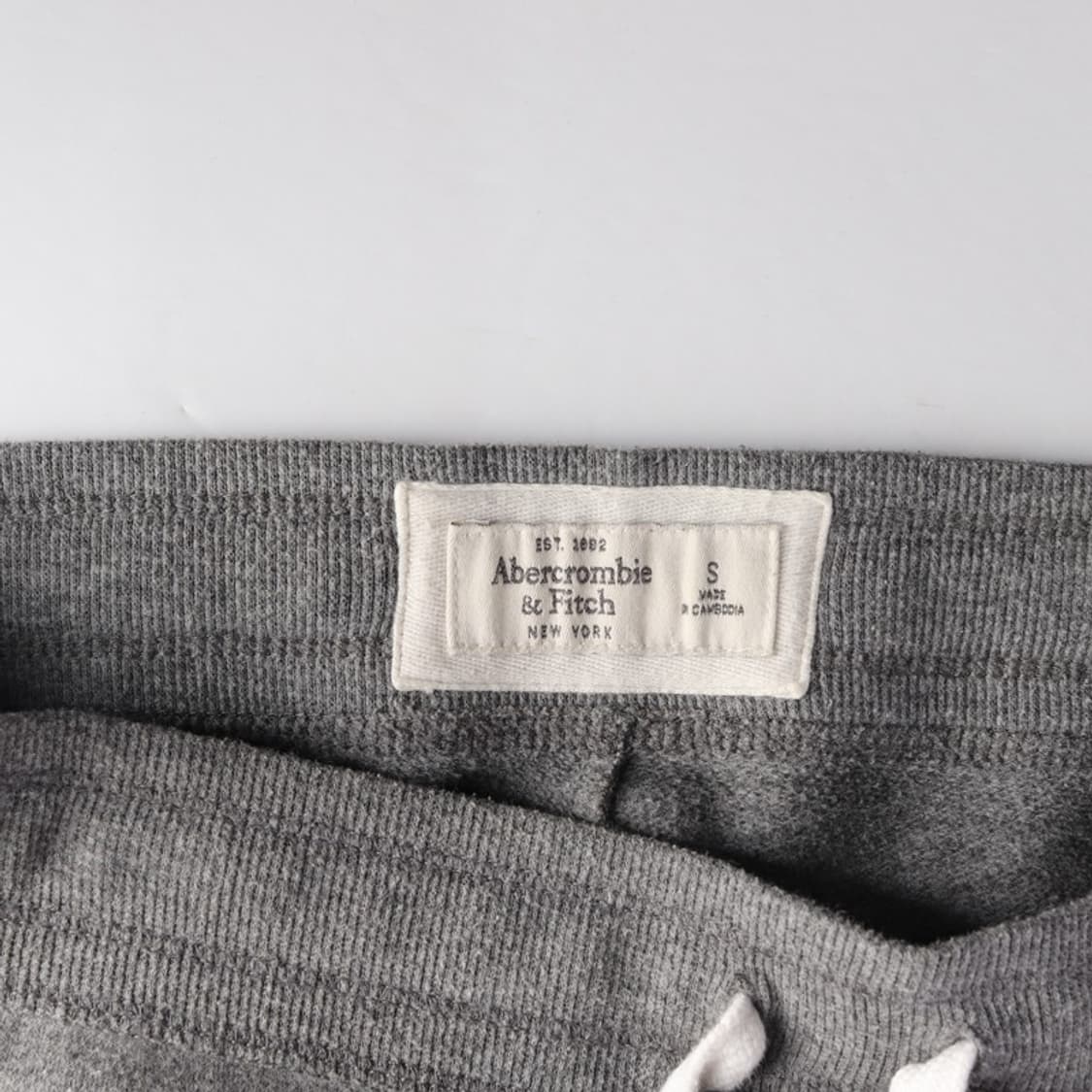 아베크롬비 다크그레이 로고 스웻팬츠 S 상품이미지6