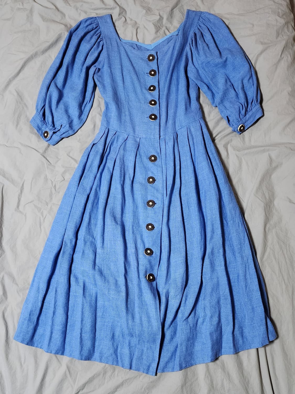 유럽 빈티지 린넨 원피스  상품이미지1