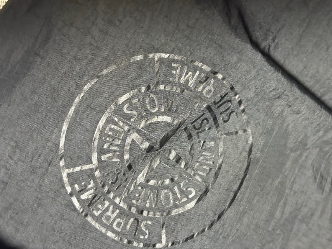 [S]슈프림 스톤아일랜드 페인티드 카모 나일론 카고팬츠 블랙 상품이미지6