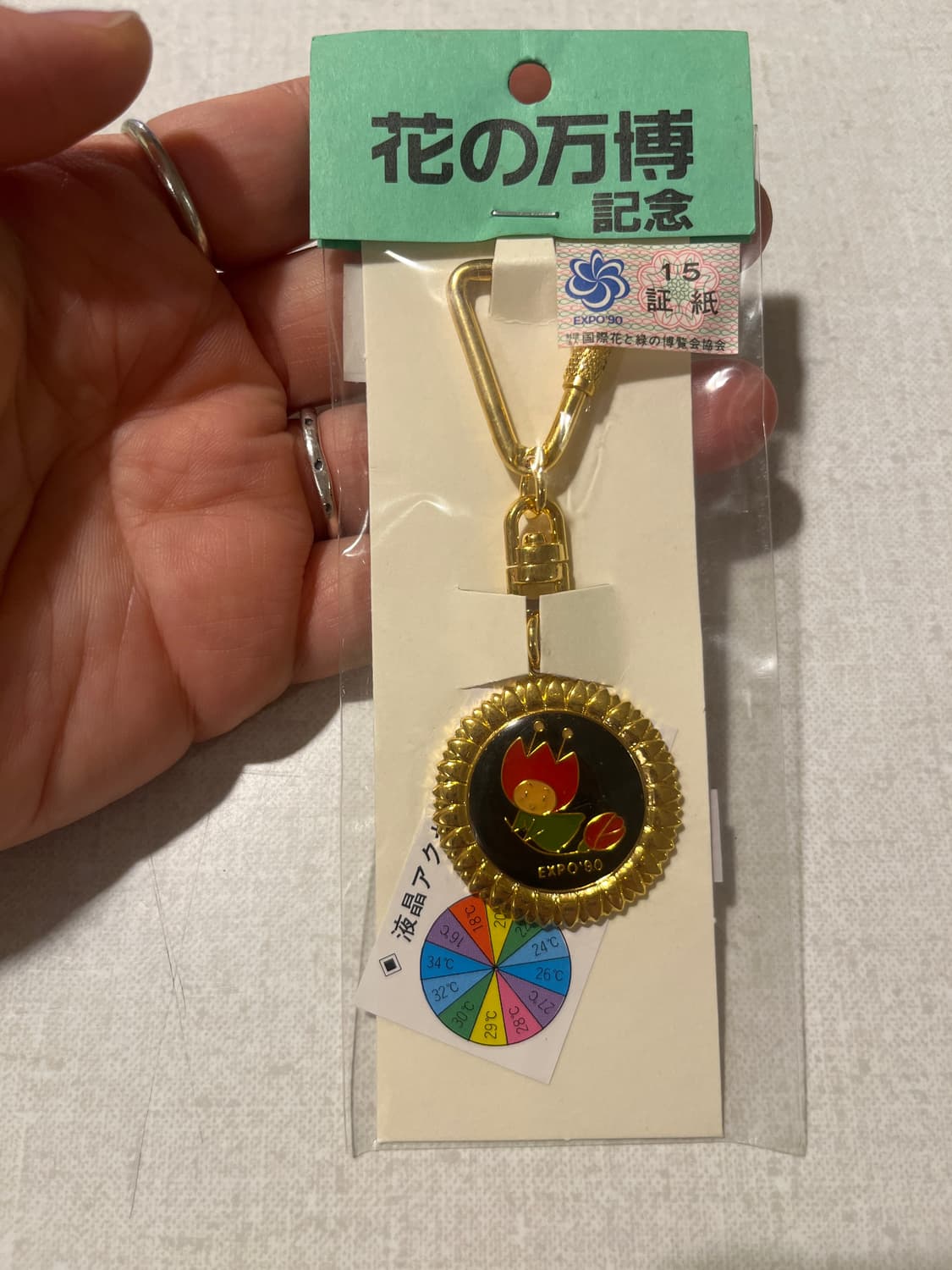 오사카 엑스포 90 빈티지 키링 상품이미지1