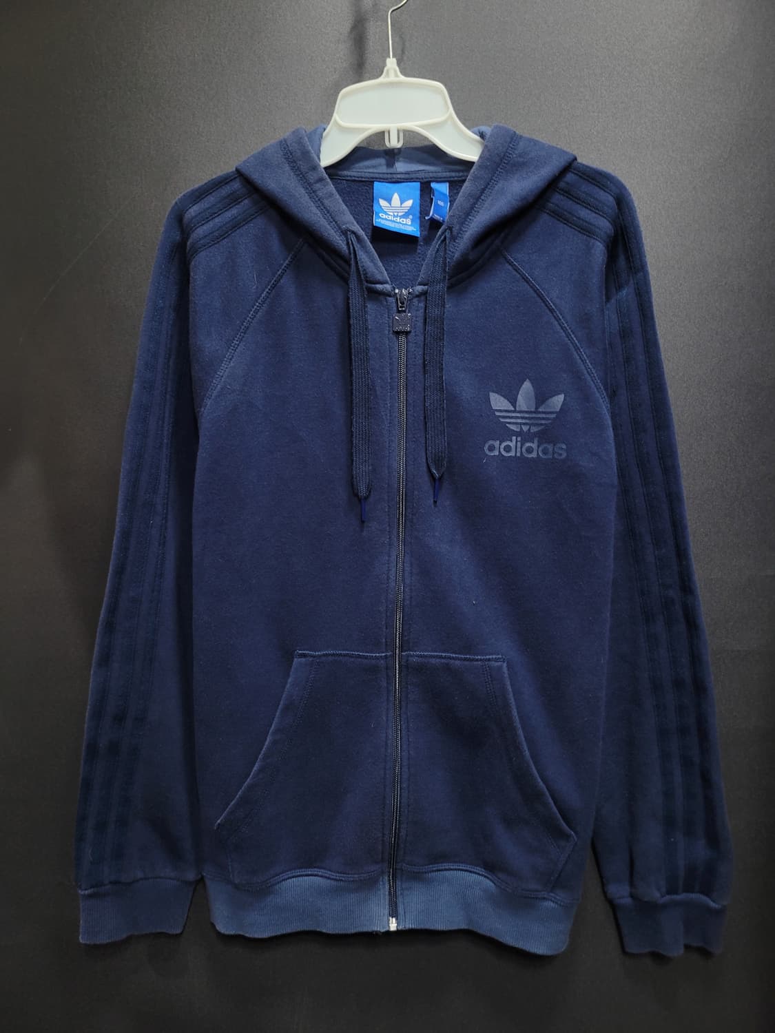 아디다스 불꽃 파이어버드 빈티지 네이비 후드집업 상품이미지1