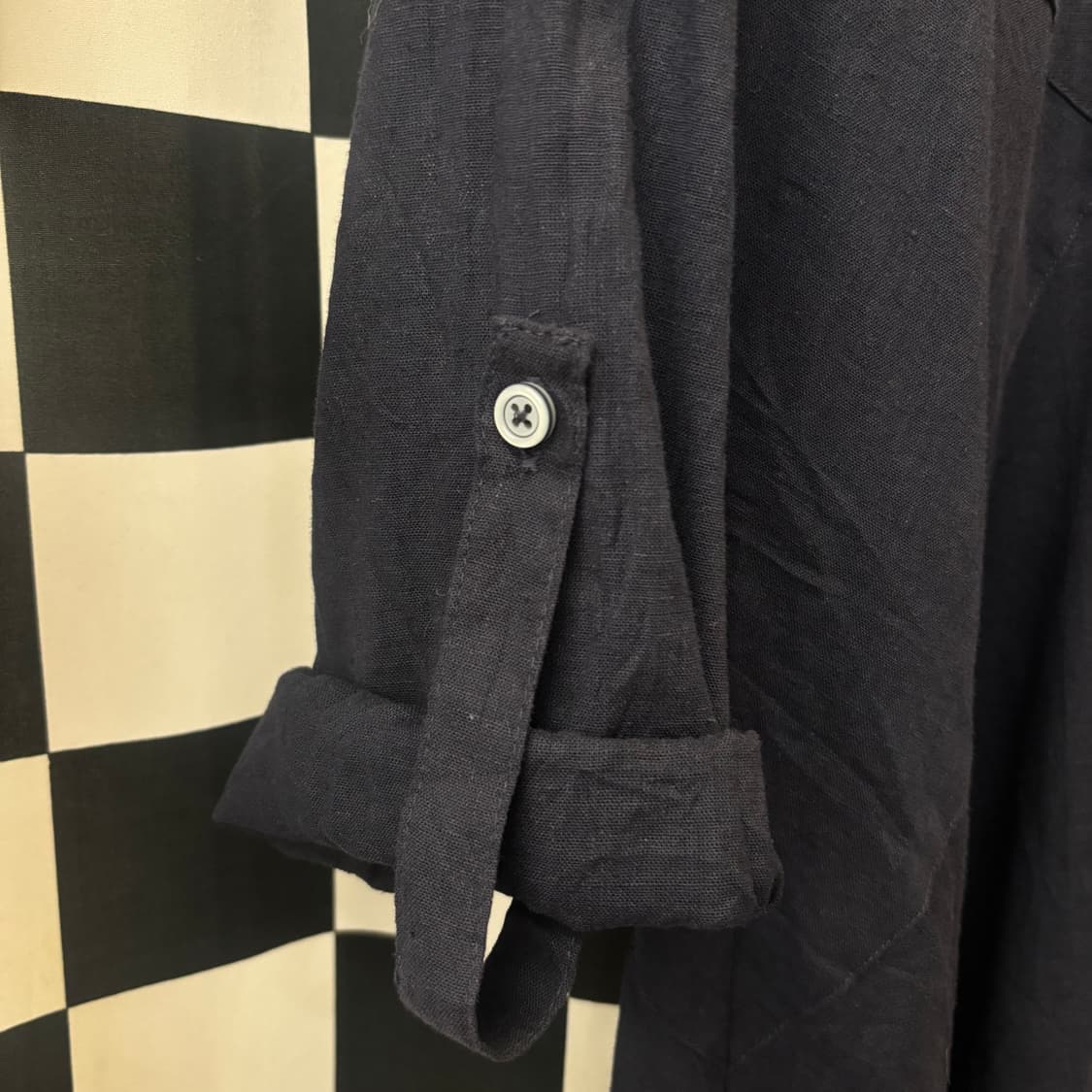 NOA-GE 버튼 블라우스 상품이미지3