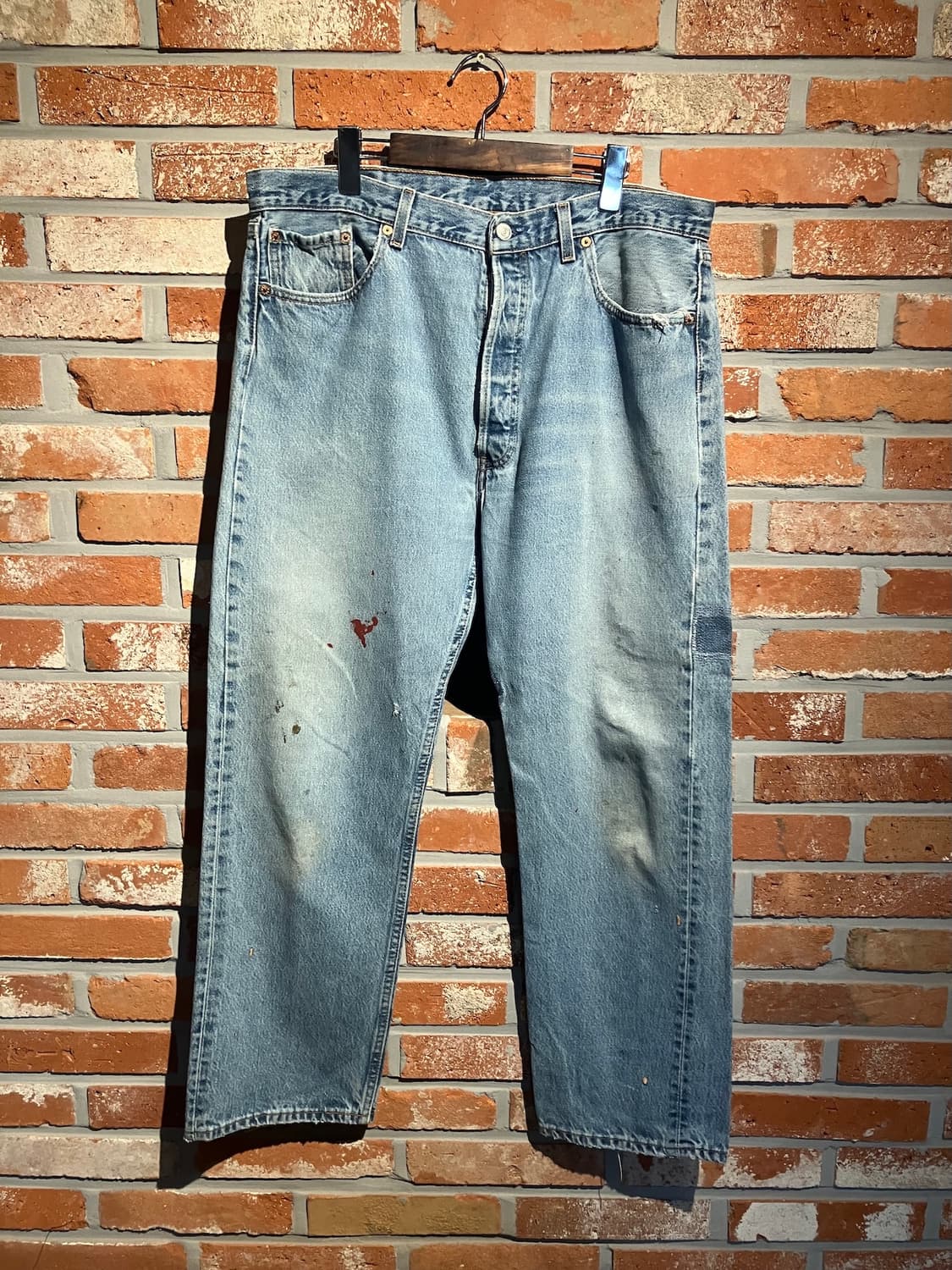 90s USA 빈티지 리바이스 501 데님 팬츠 상품이미지2