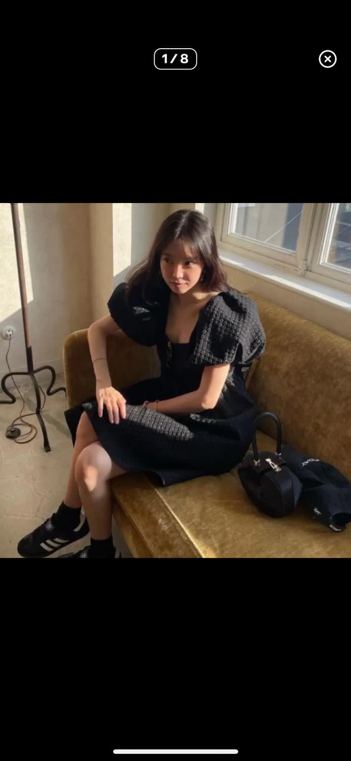 세실리아 반센 블랙 원피스 상품이미지2