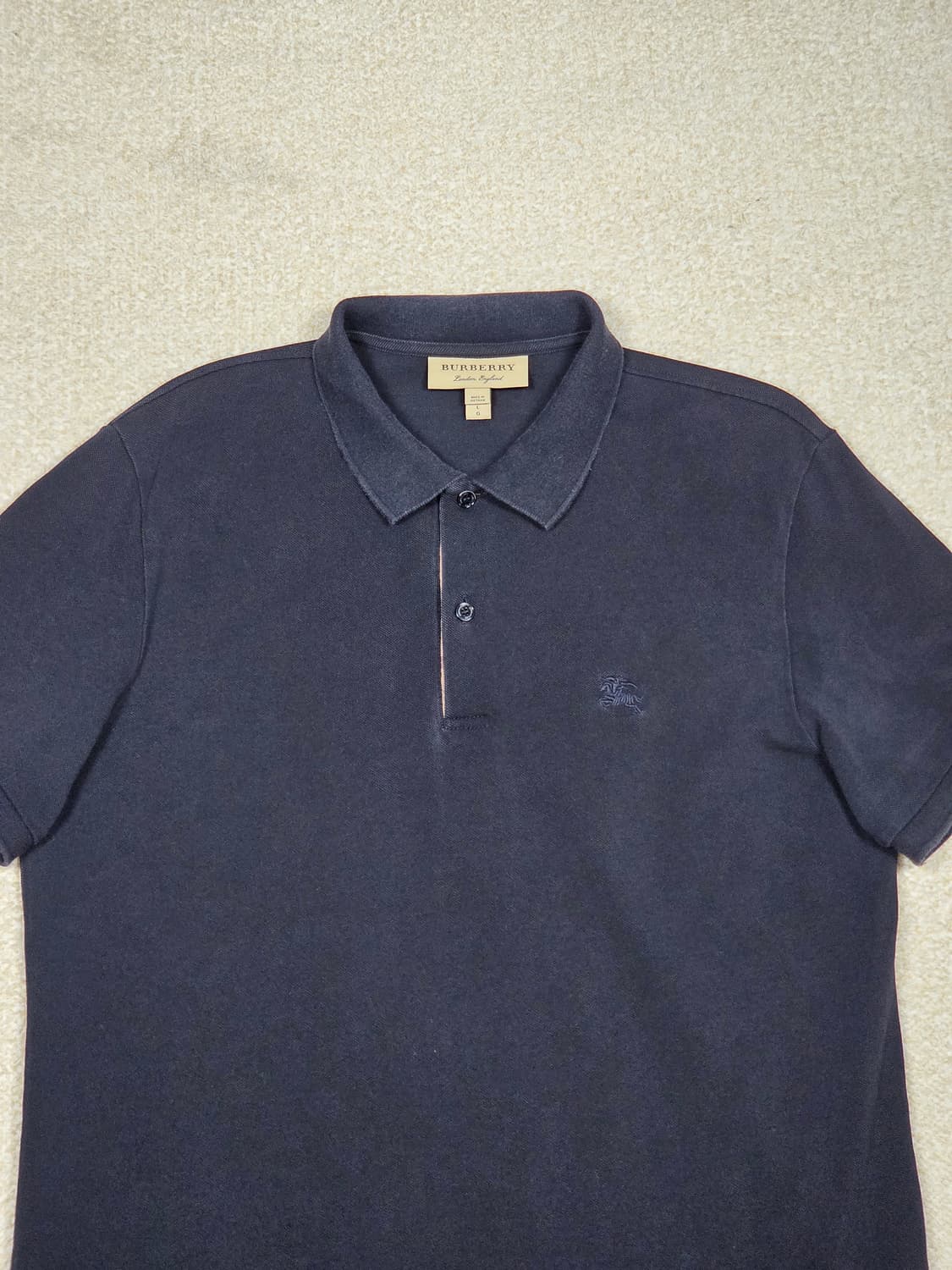 [버버리] 에퀴스트리안 나이트 로고 피케 반팔 셔츠 | S00135 상품이미지2