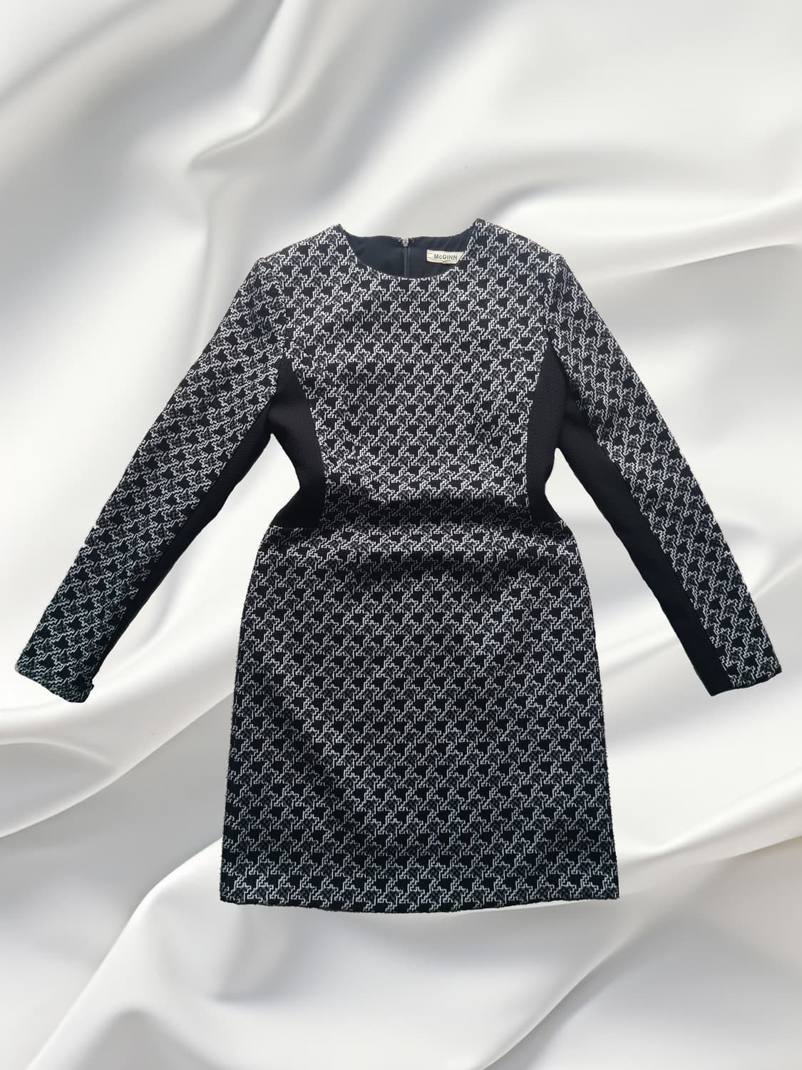 매긴 McGINN 하운드투스 배색 원피스 상품이미지1