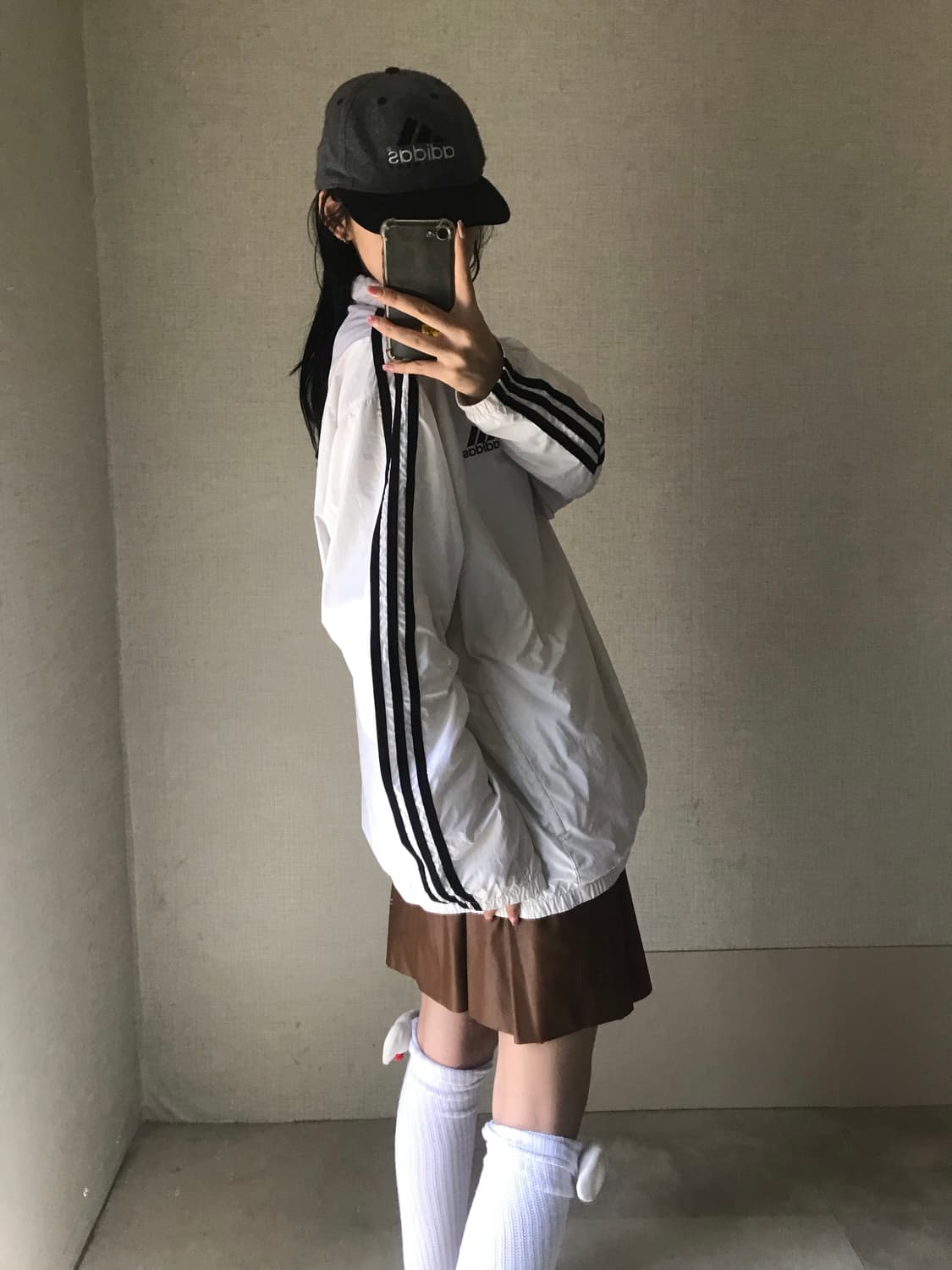 아디다스 흰검 바람막이 상품이미지2