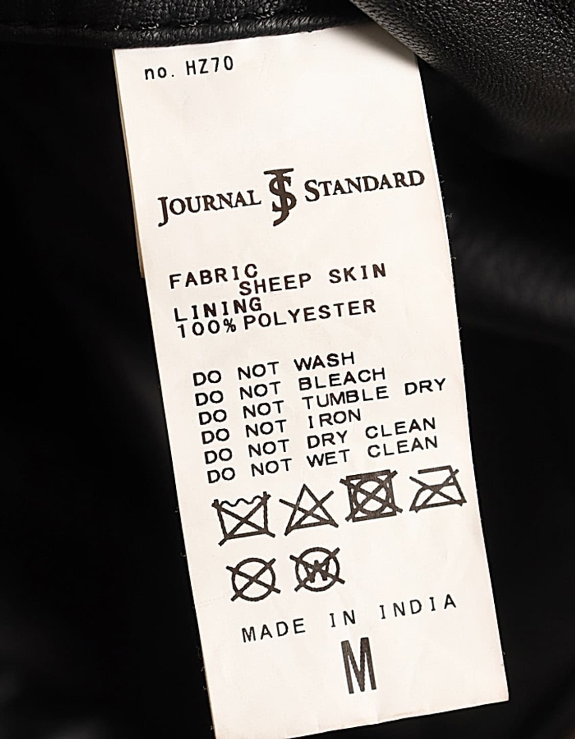 JOURNAL STANDARD SheepSkin Rider Jacket 상품이미지8