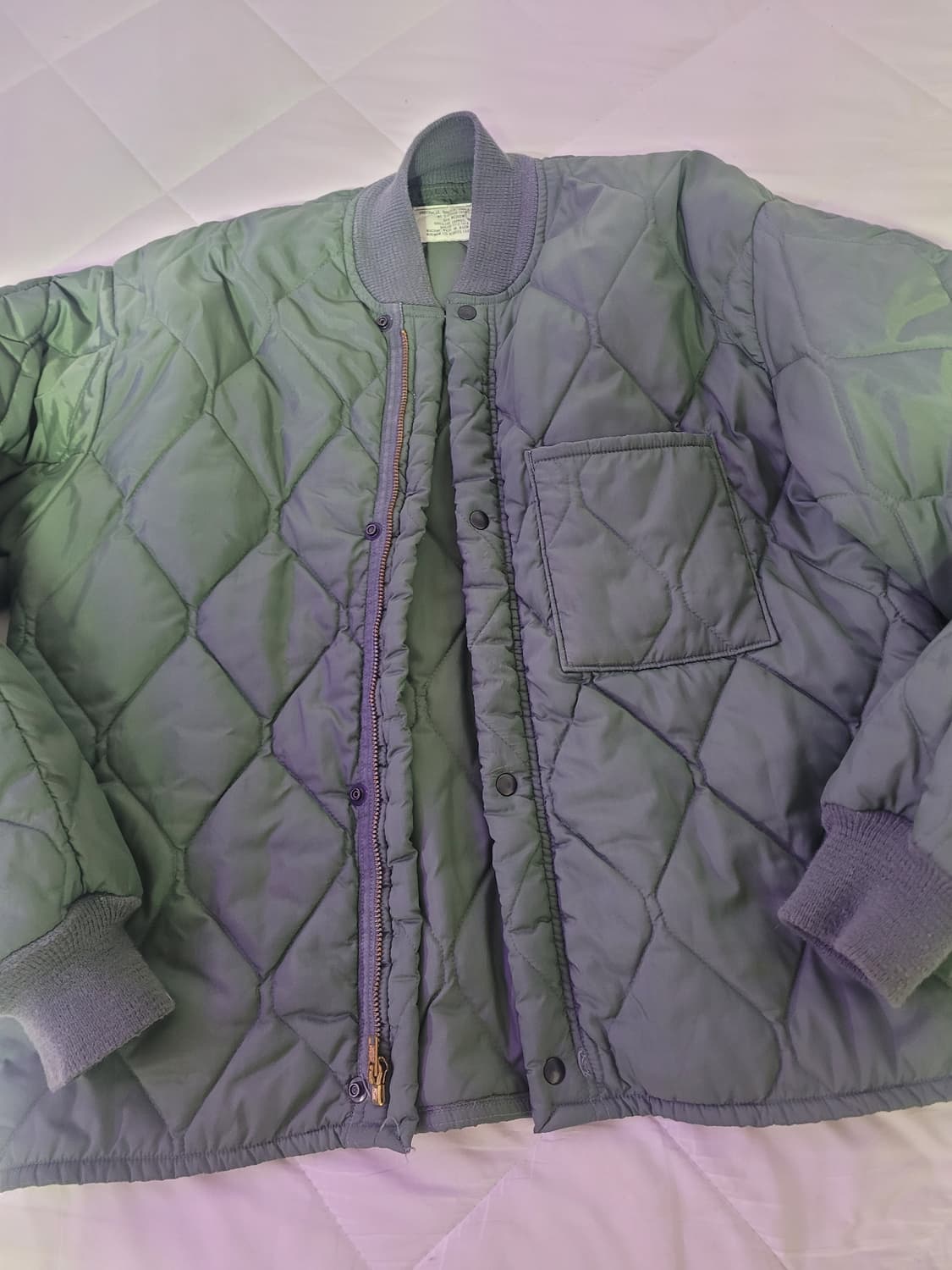 미공군 CWU-9P 깔깔이 라이너 다이아몬드 패턴 (레어) 상품이미지1