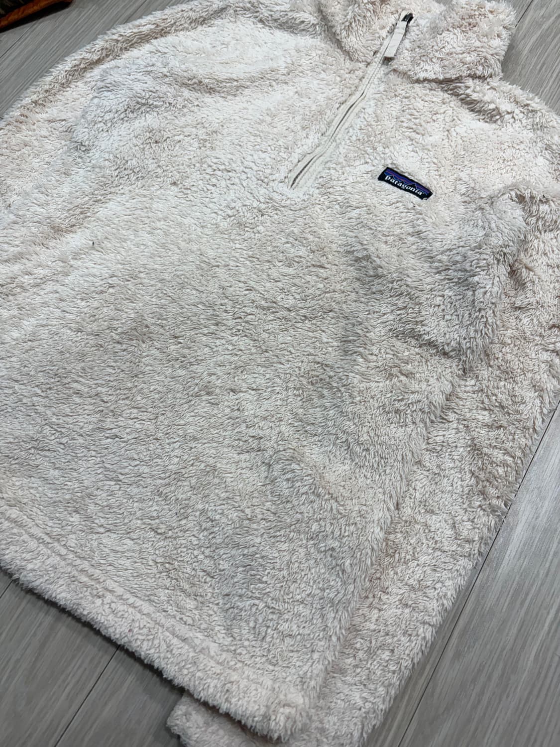 파타고니아 우먼즈 로스 가토스 1/4 집업 플리스 (아이보리 / XS)  상품이미지5