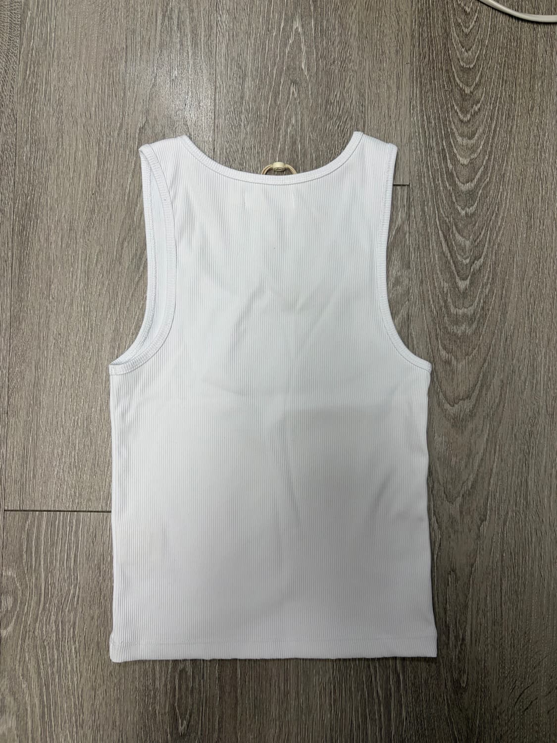 [GLOWNY] G CLASSIC RIB TANK (WHITE) 상품이미지2