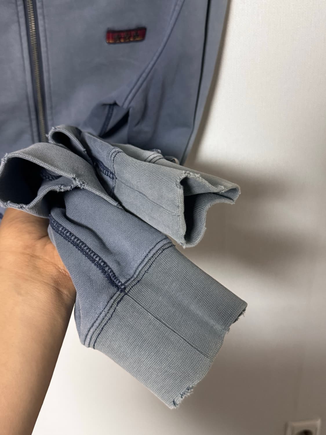 아르마니 진스 데미지 투웨이 코튼 자켓 상품이미지4