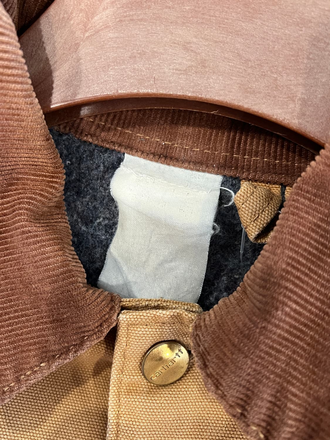 90s Carhartt 칼하트 덕 캔버스 초어 코트 (made USA) 상품이미지9