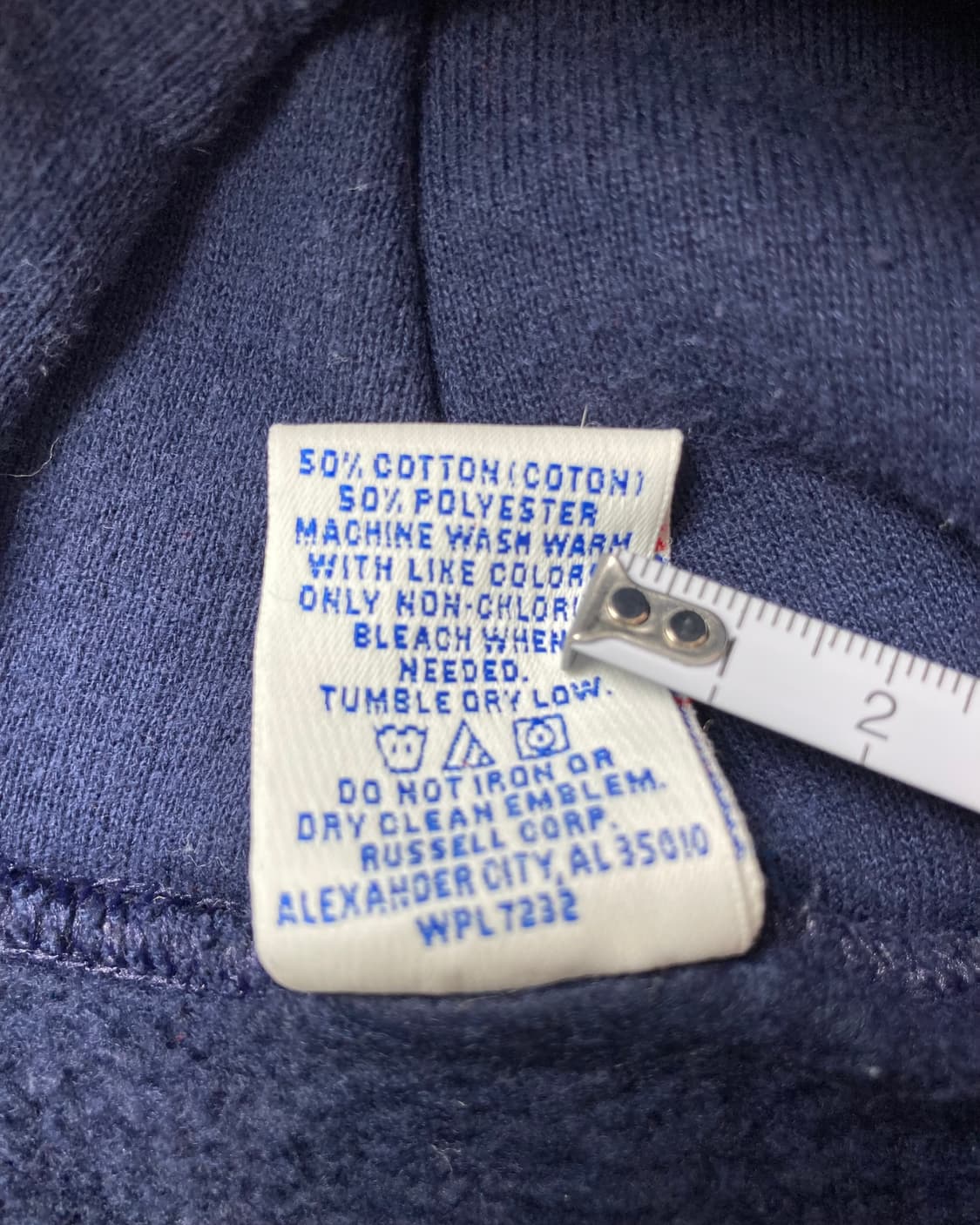 90s Russell Hoodie (navy) 상품이미지4