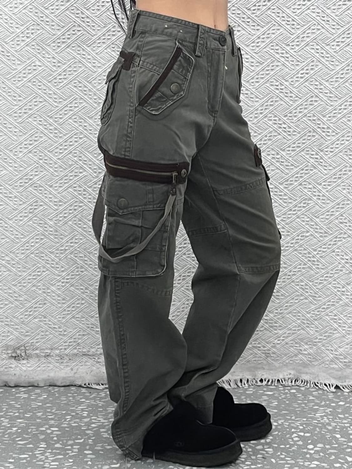 유니온베이 빈티지 스트릿 펑크 트러커 카고팬츠 72 C10324 상품이미지1