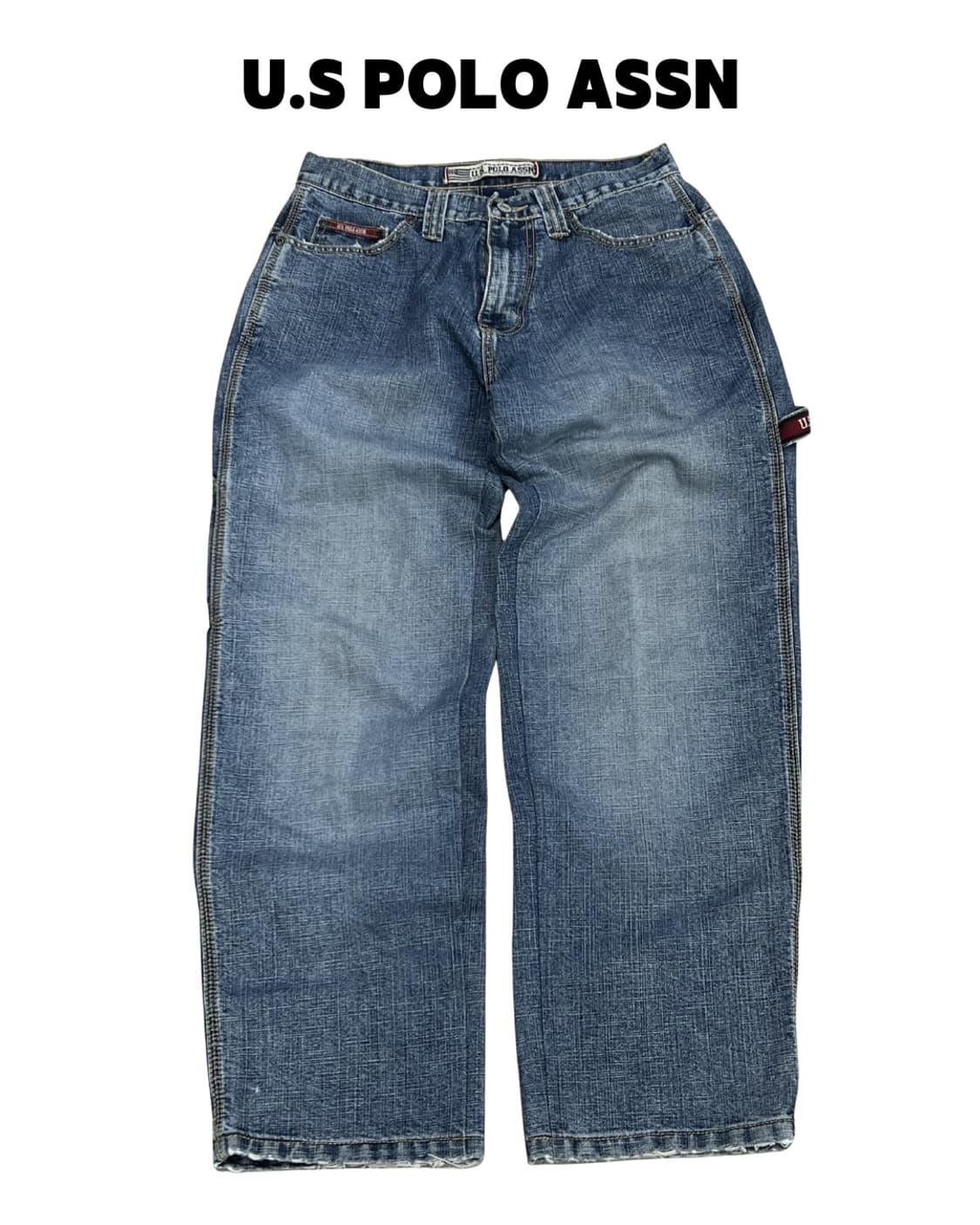 U.S POLO ASSN 카펜터 중청 데님 팬츠 상품이미지1