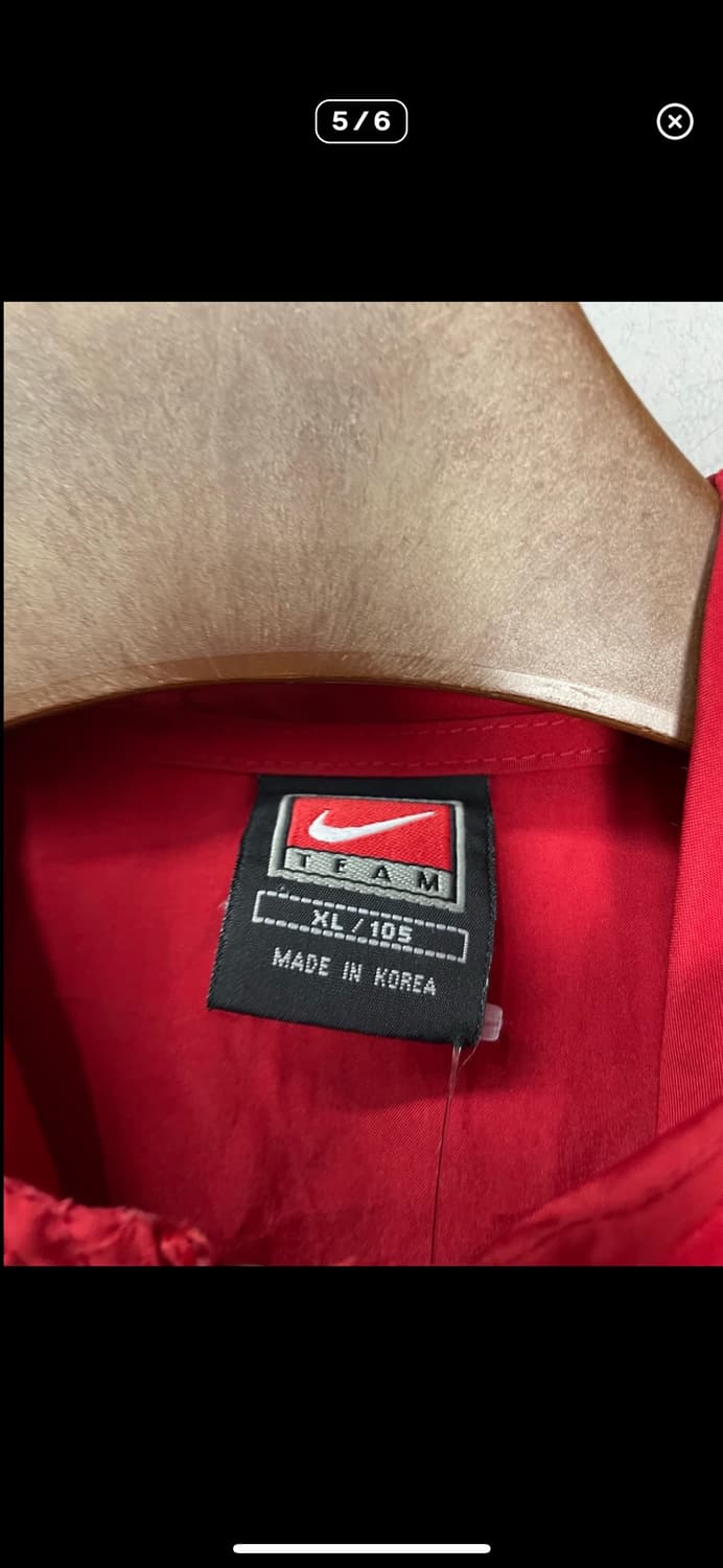 나이키 90s 올드스쿨 레드 아노락 바람막이 A3136 상품이미지5