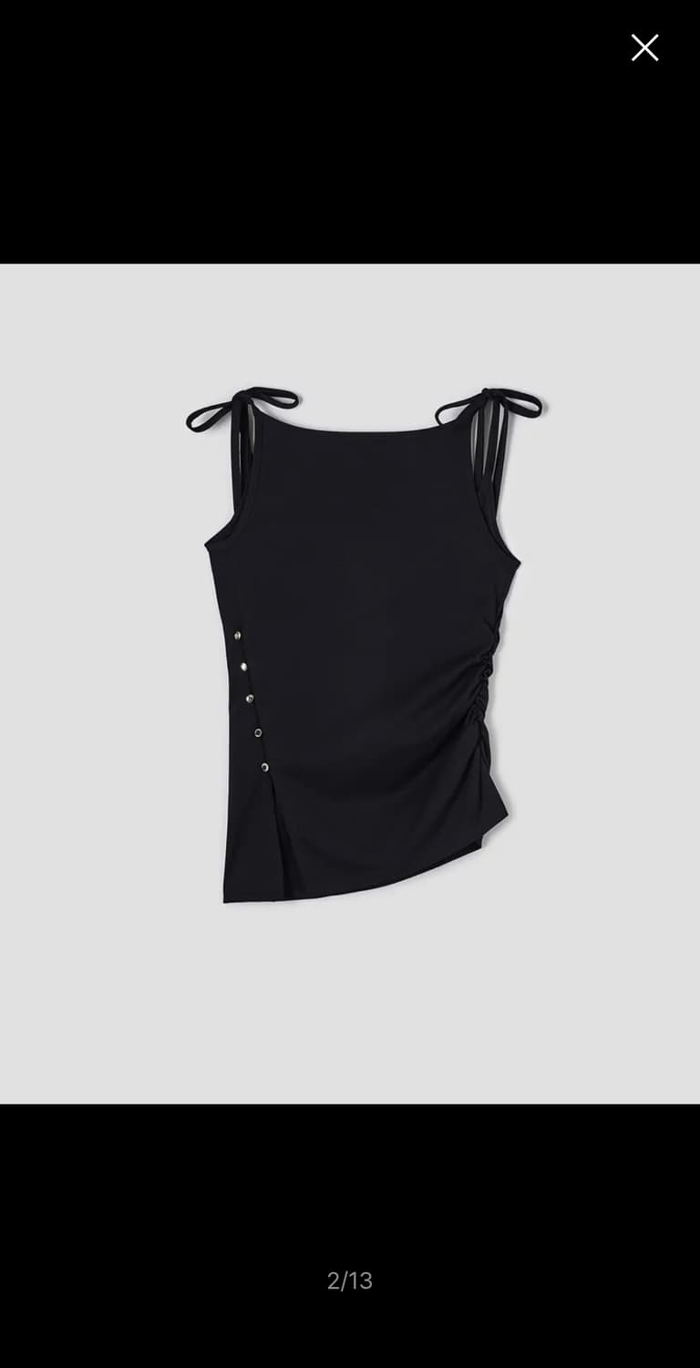 윤세 올리브 슬리브리스 탑 Yunse Sleeveles(블핑 지수 착용) 상품이미지3