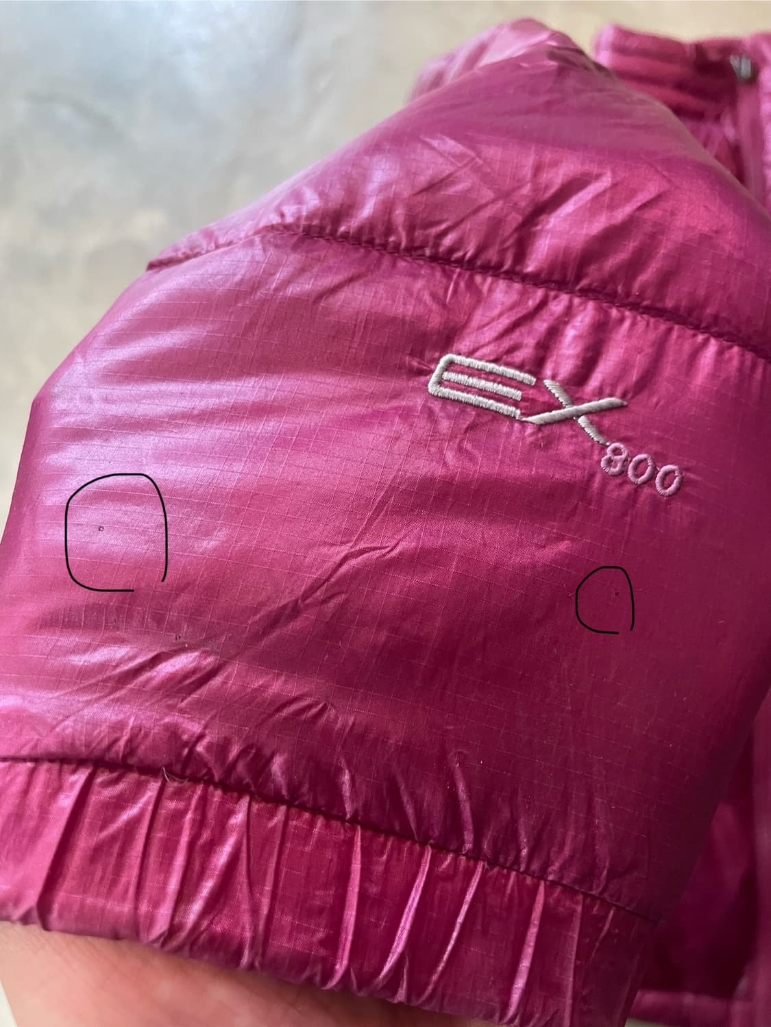 몽벨 PERTEX QUANTUM EX800 구스다운 경량패딩 L 상품이미지8