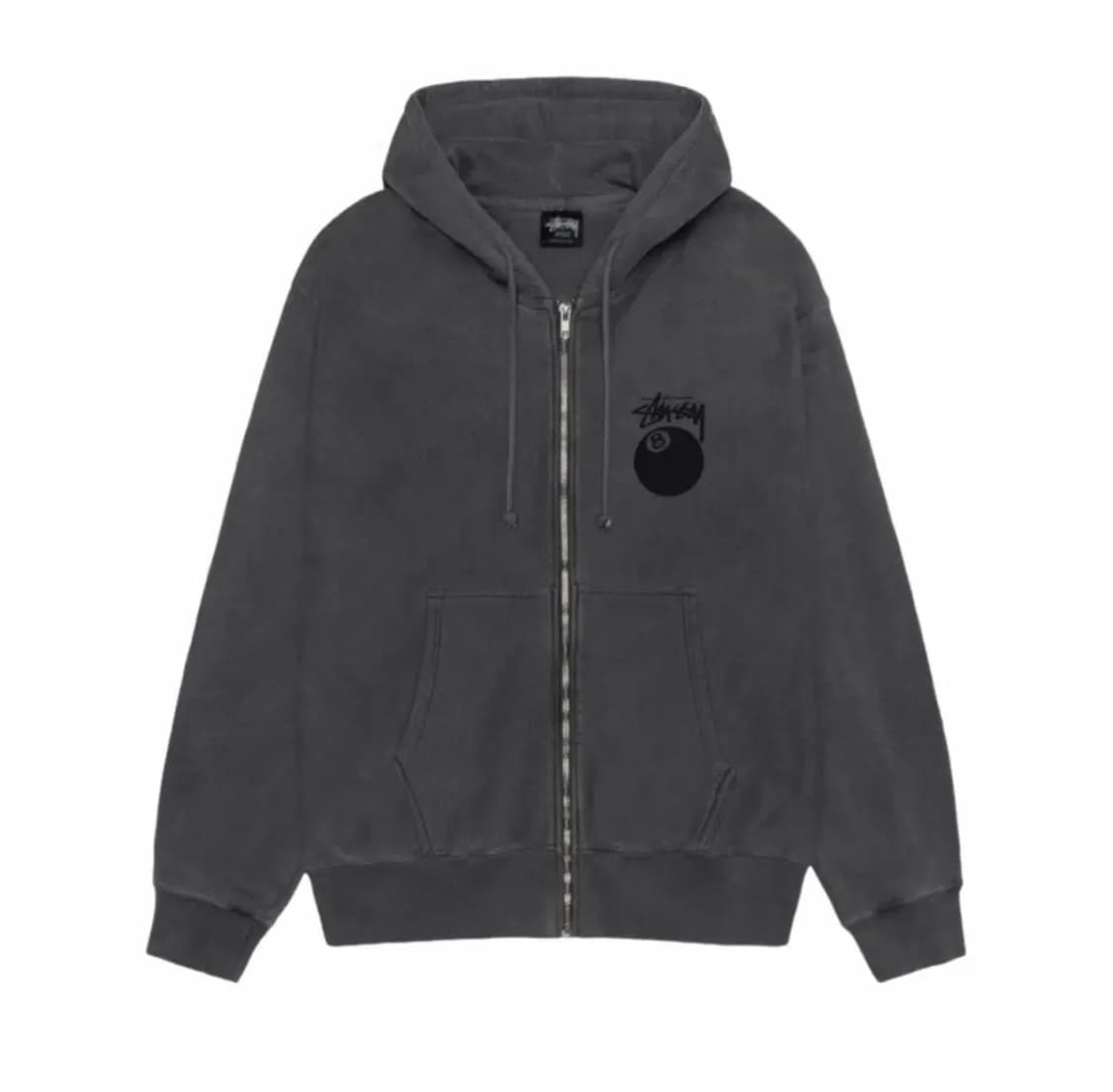 스투시 피그먼트 에잇볼 8볼 후드집업 L 상품이미지2