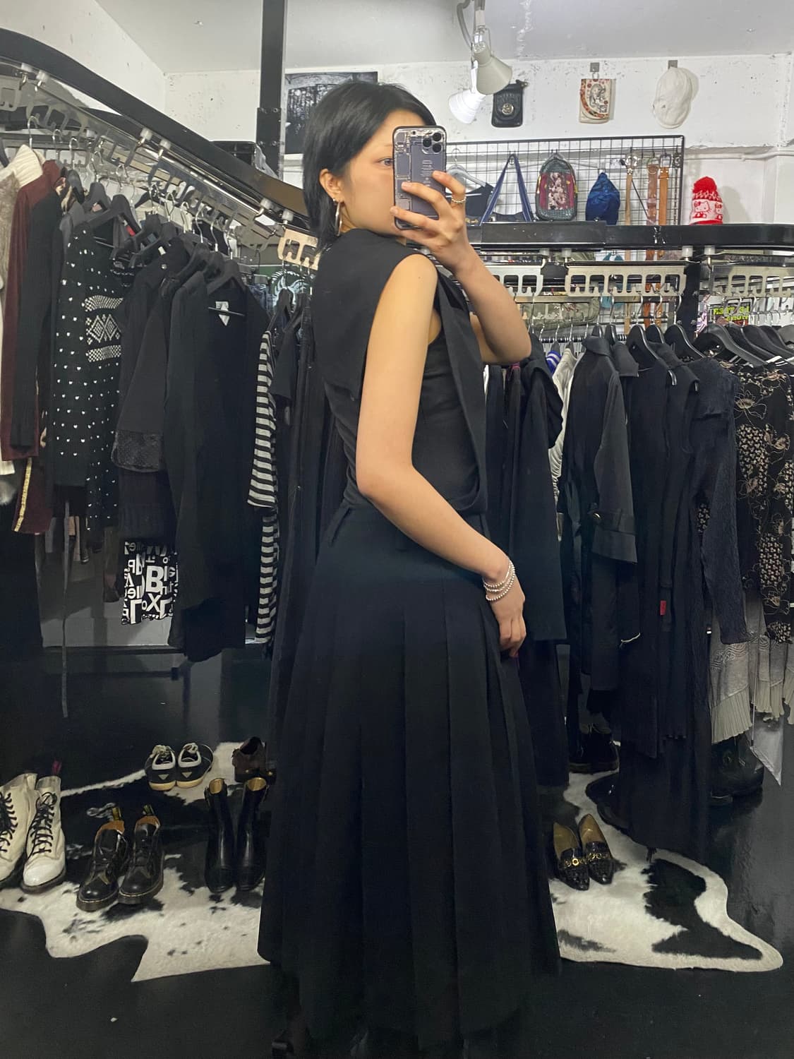 Comme des Garcons Tricot 백리스 홀터 원피스 상품이미지1