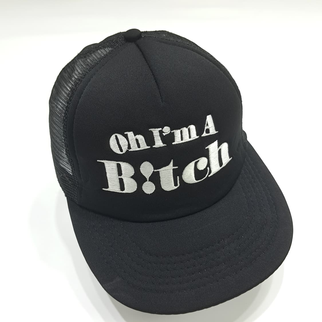 District Bold Text 메쉬 트러커캡 P1459 상품이미지2