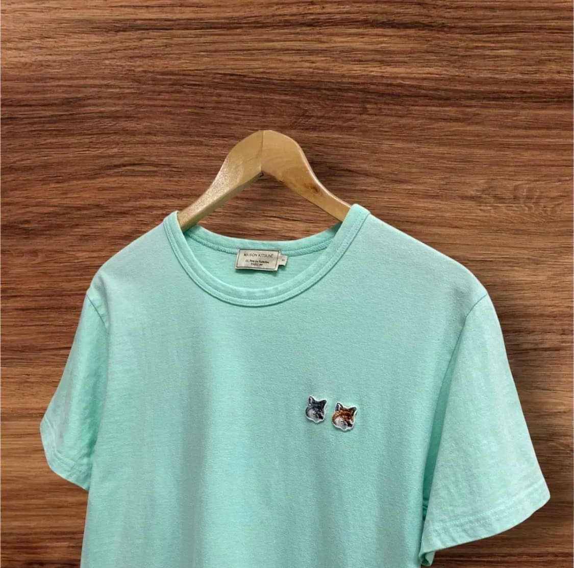 메종키츠네 더블 폭스 라운드티 S 상품이미지2