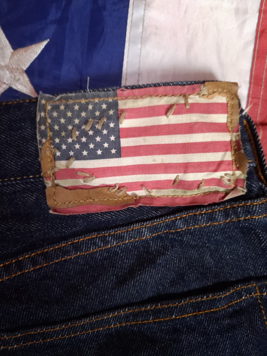오리지날 폴로 데님앤서플라이 성조기 데님진 상품이미지3