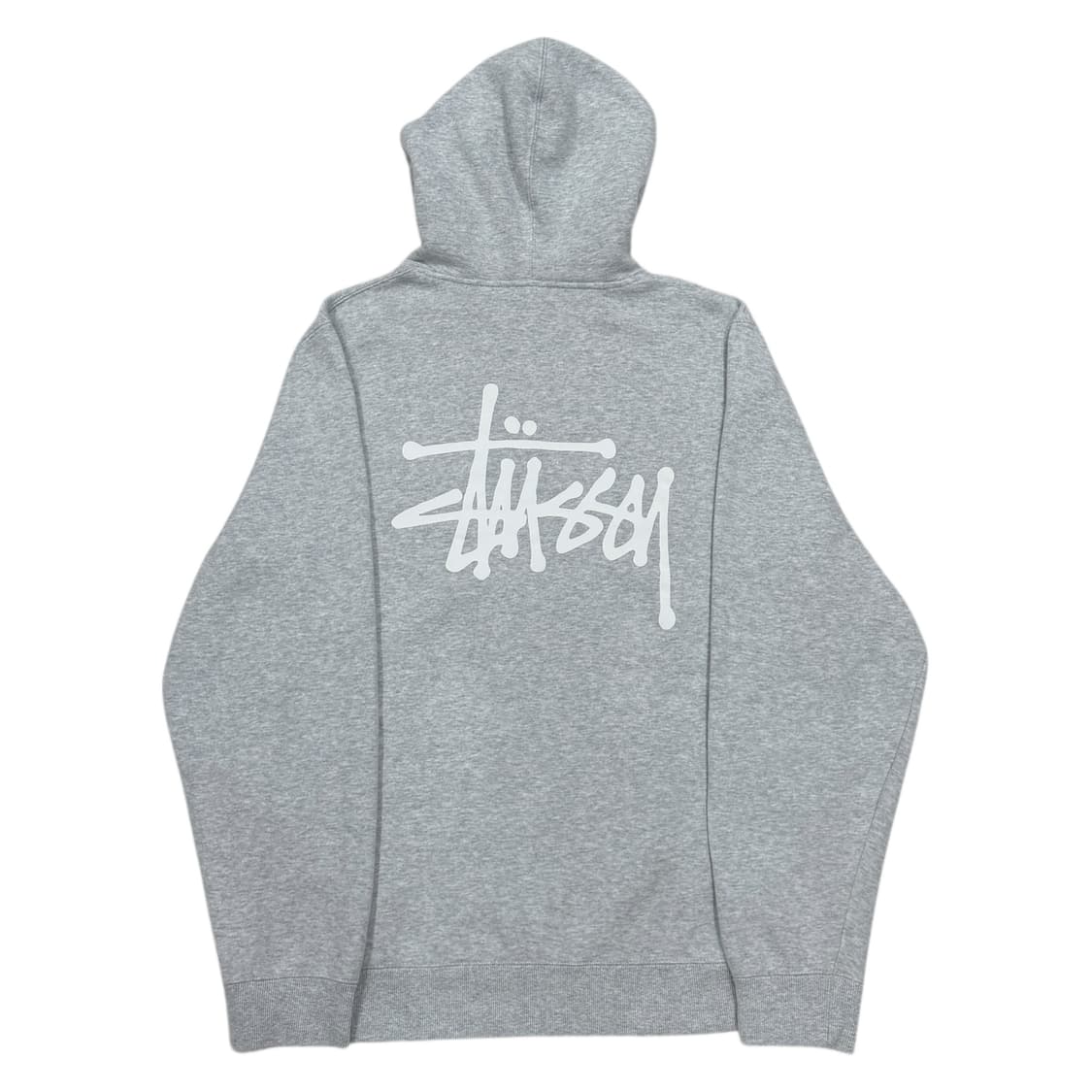 스투시 일본판 베이직 기모 후드티 그레이 L 상품이미지2